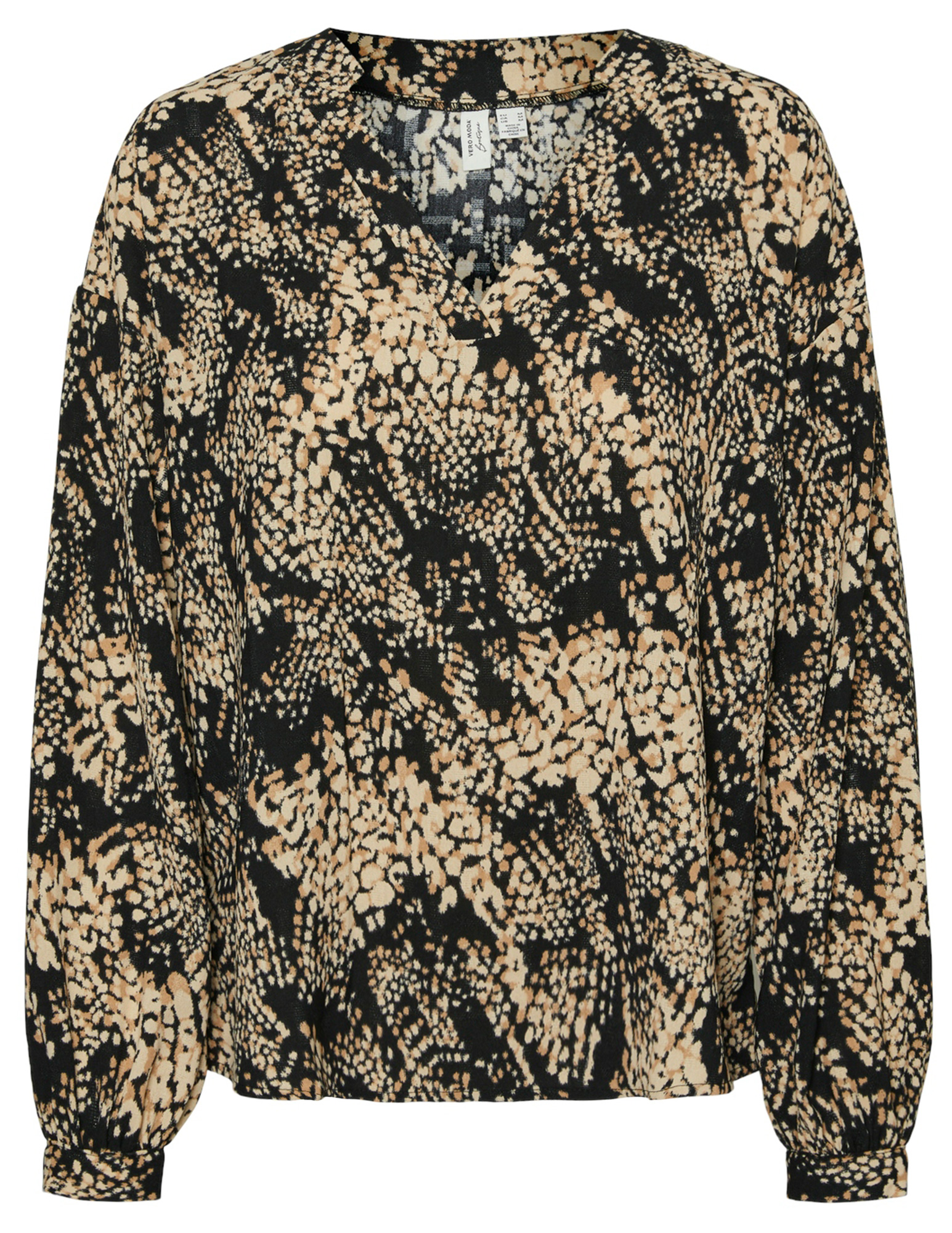 Vero moda Blouse Freya 10316566 Midden bruin