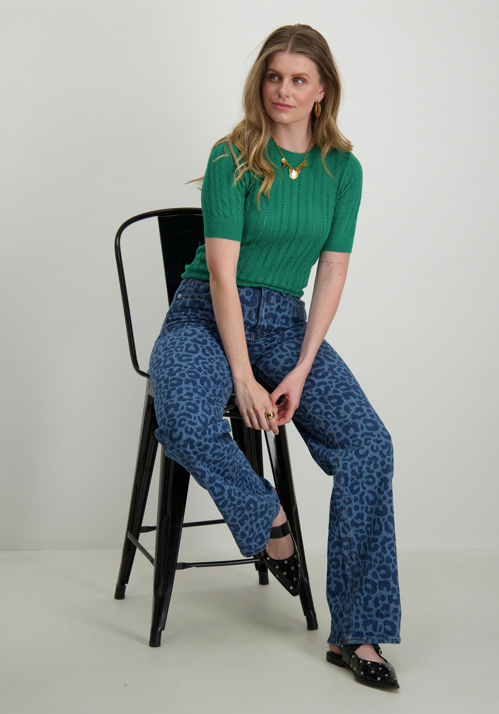 Vero moda Trui Morena 10321893 Groen