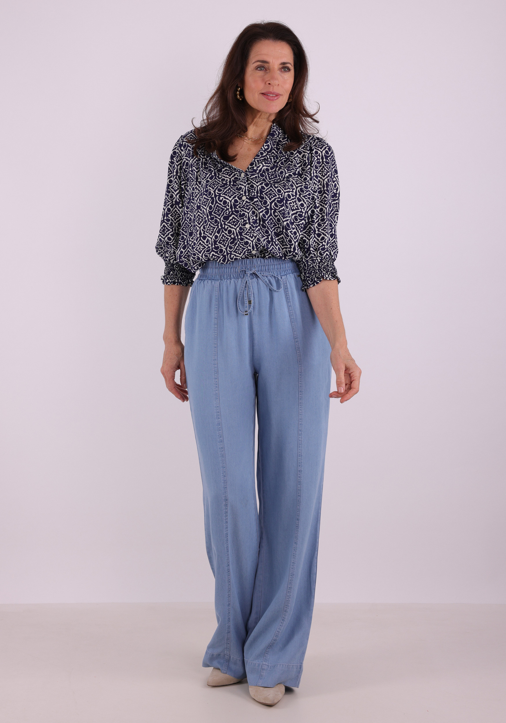 Only Blouse Raya 15332997 Donker Blauw