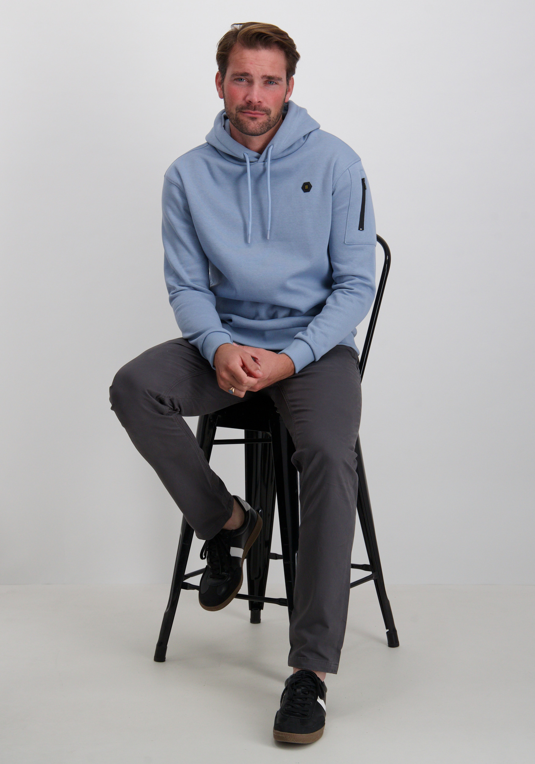 No Excess Sweater 29130850 Licht blauw