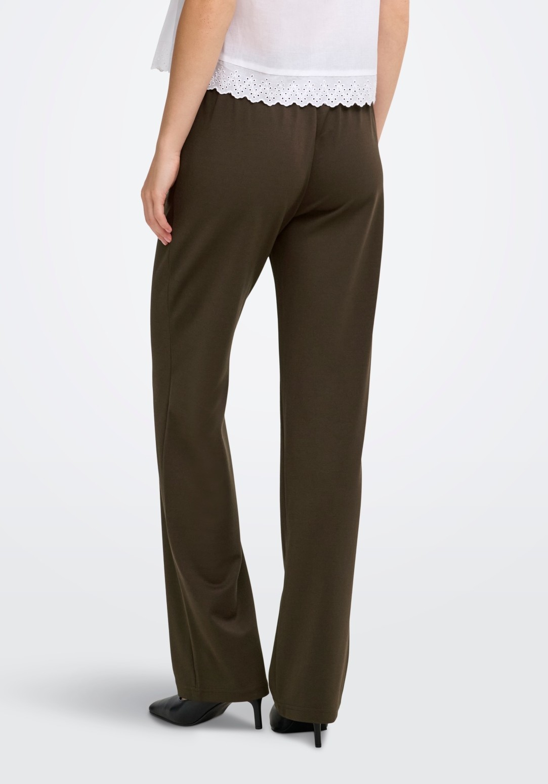 ONLY Broek Poptrash 15341829 Donker bruin