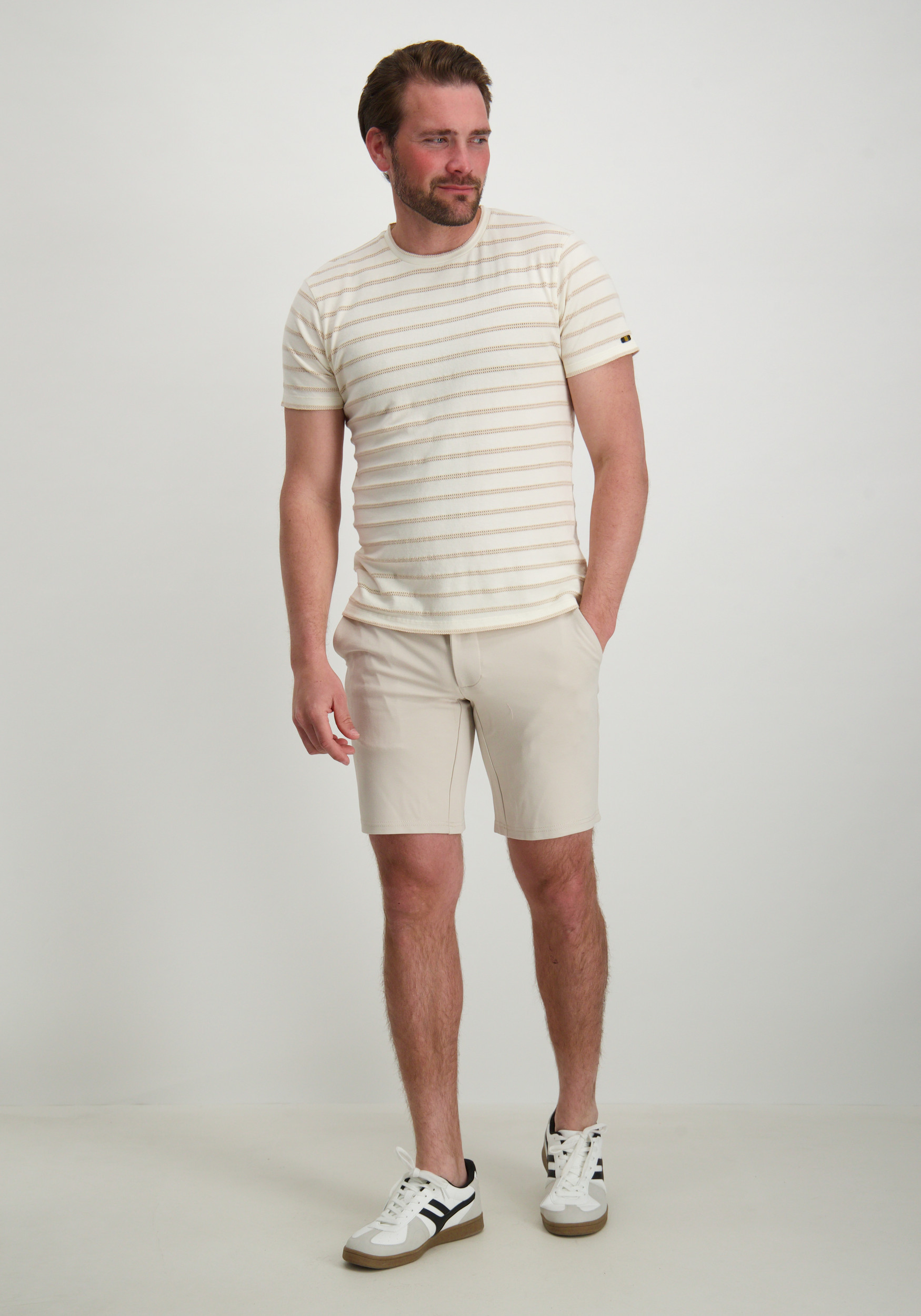 No Excess T-shirt 27350304 Wolwit-ecru