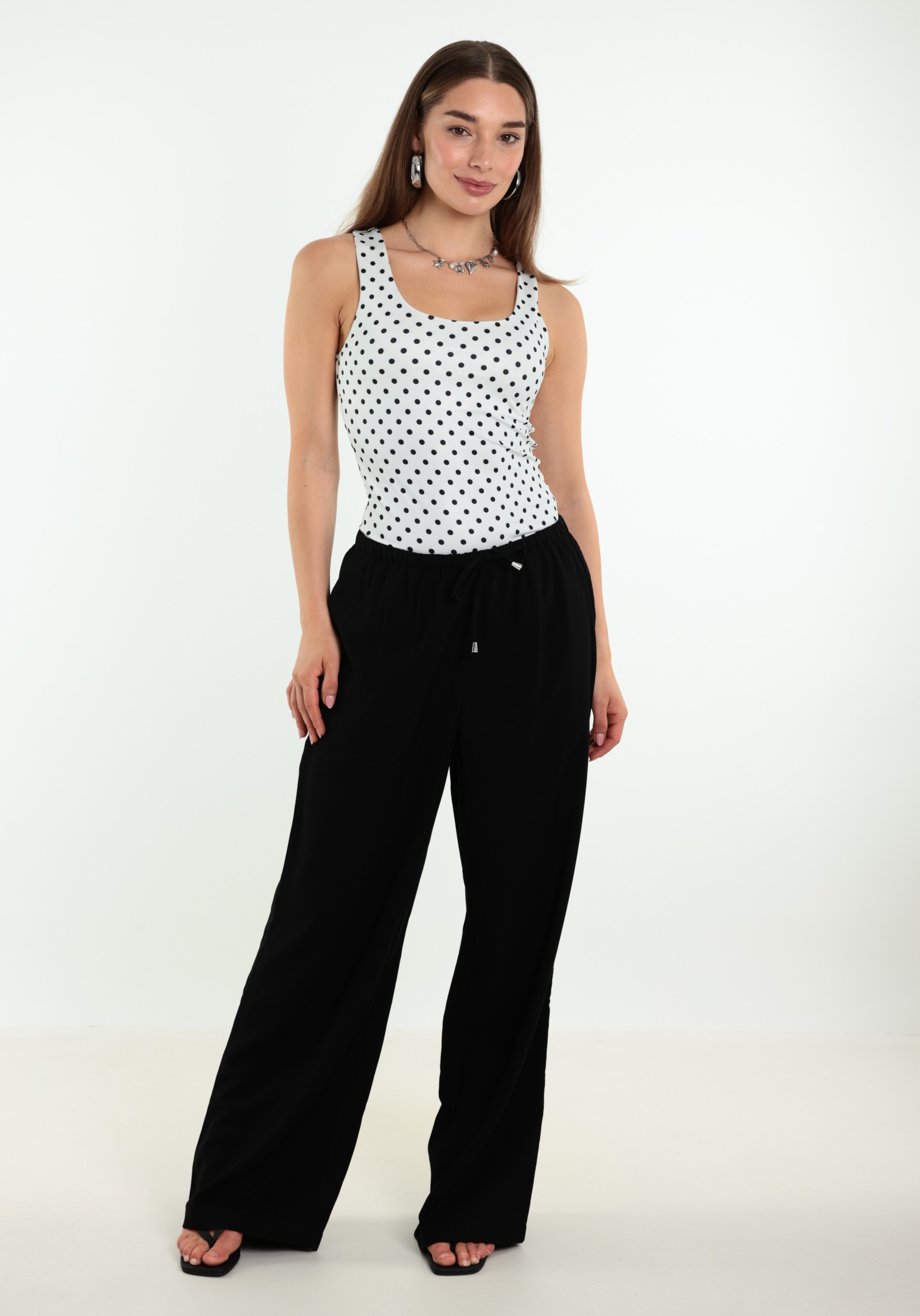 VERO MODA Broek Katie 10350532 Zwart