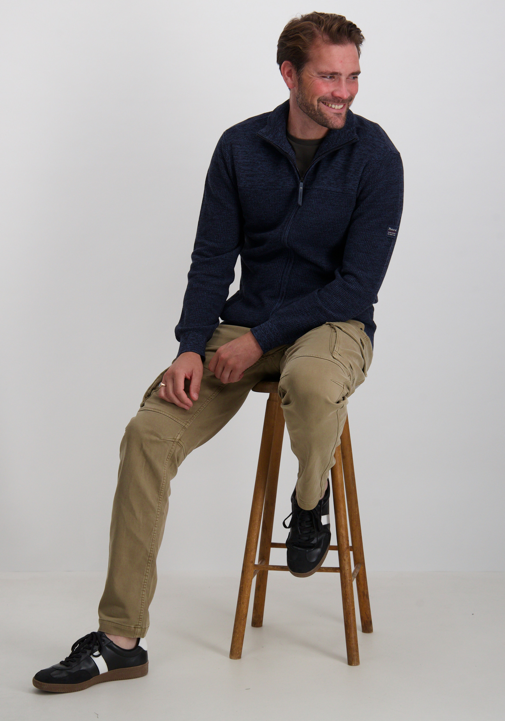 Petrol Vest M-3050-KWC285 Blauw