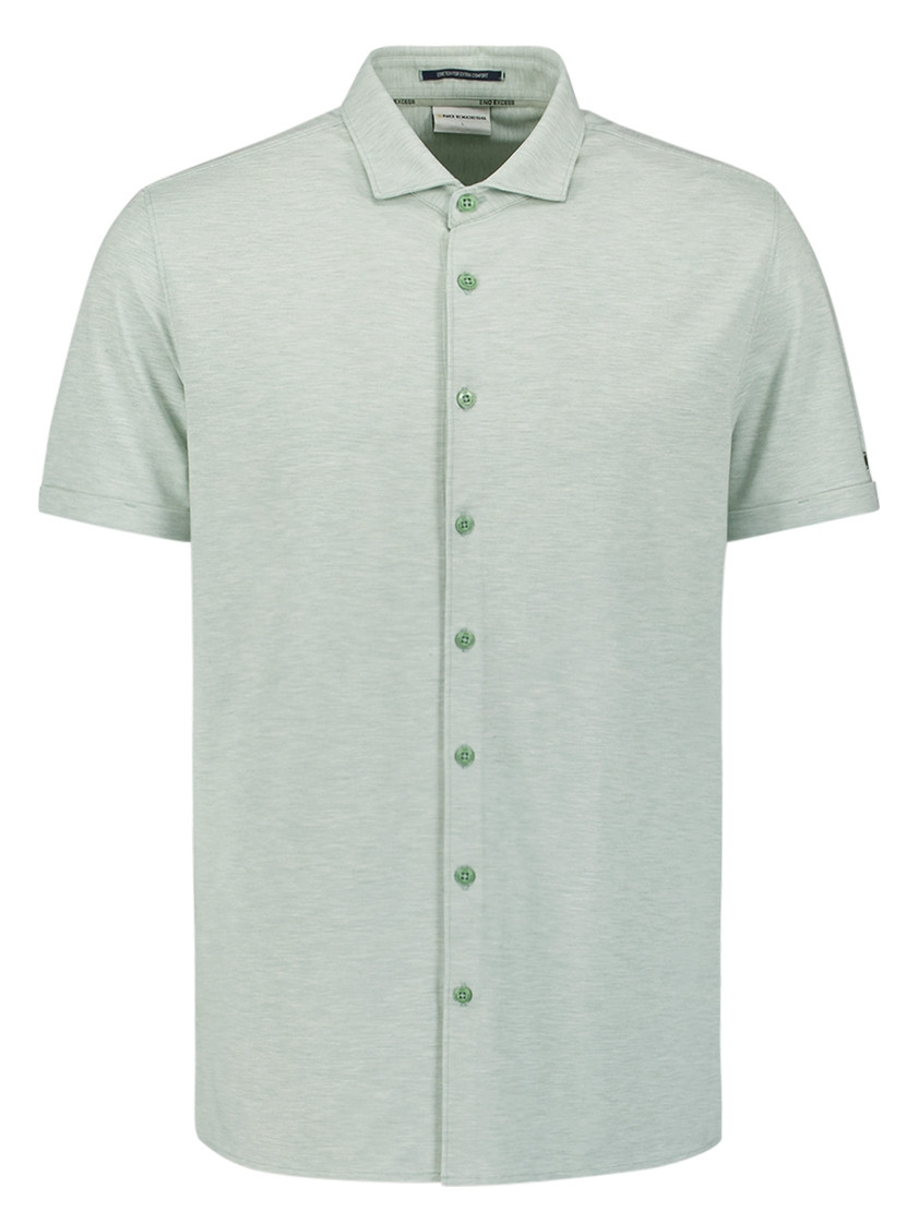 No Excess Overhemd korte mouw 27420381 Licht groen