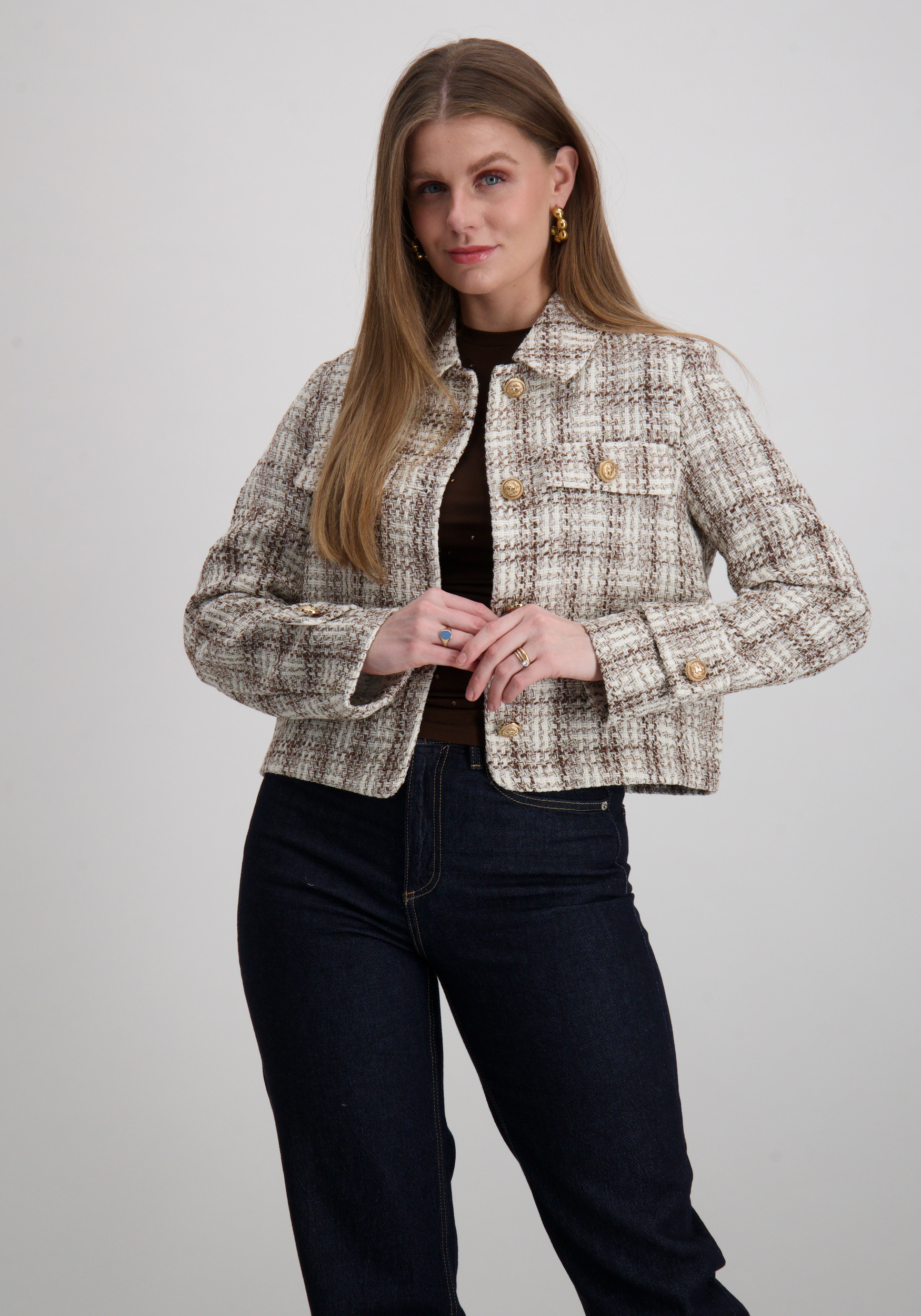 Vero moda Jacket Ziljafie 10337182 Beige