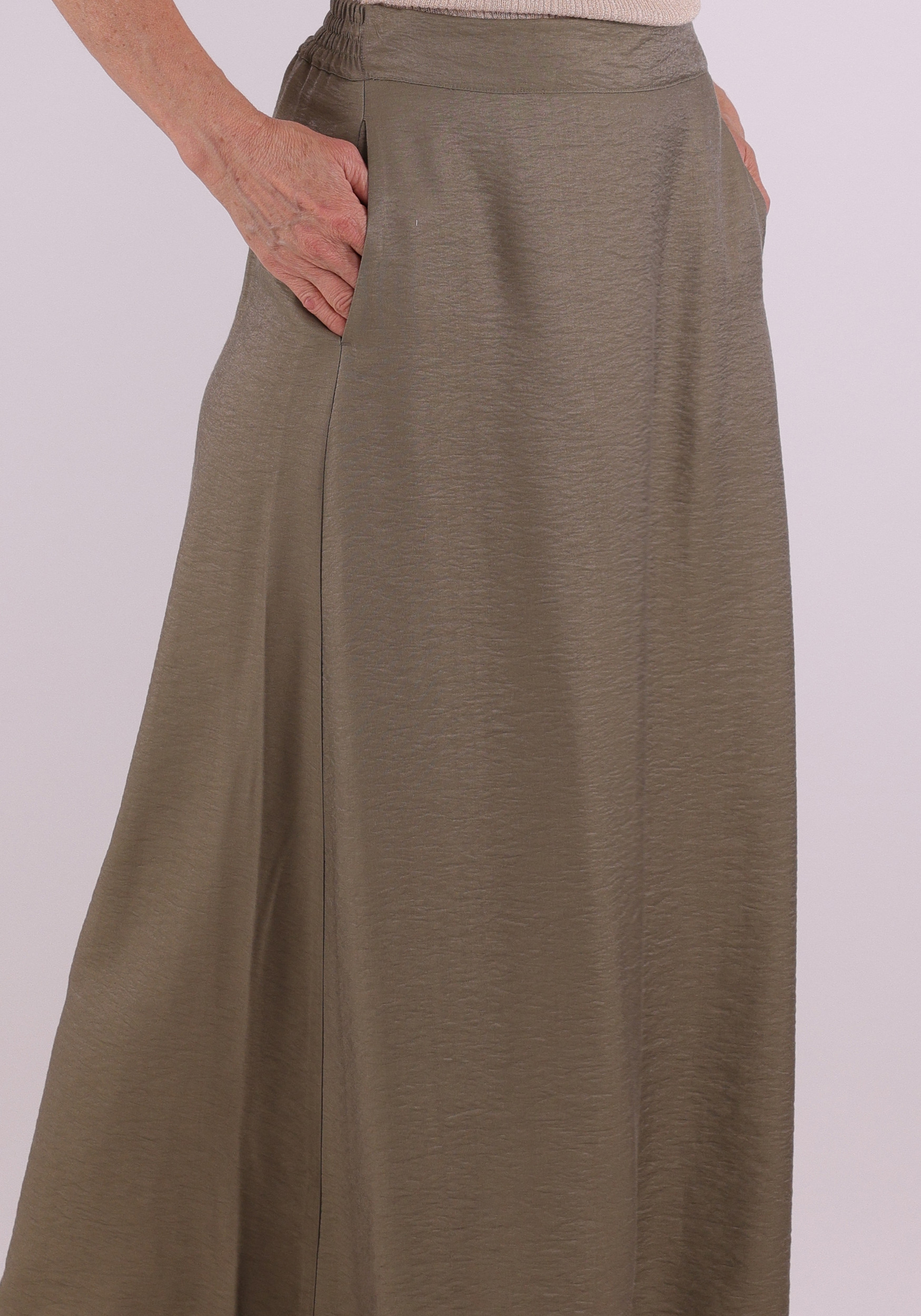 Jansen Amsterdam Rok DAHLIA SS26 Leger Groen