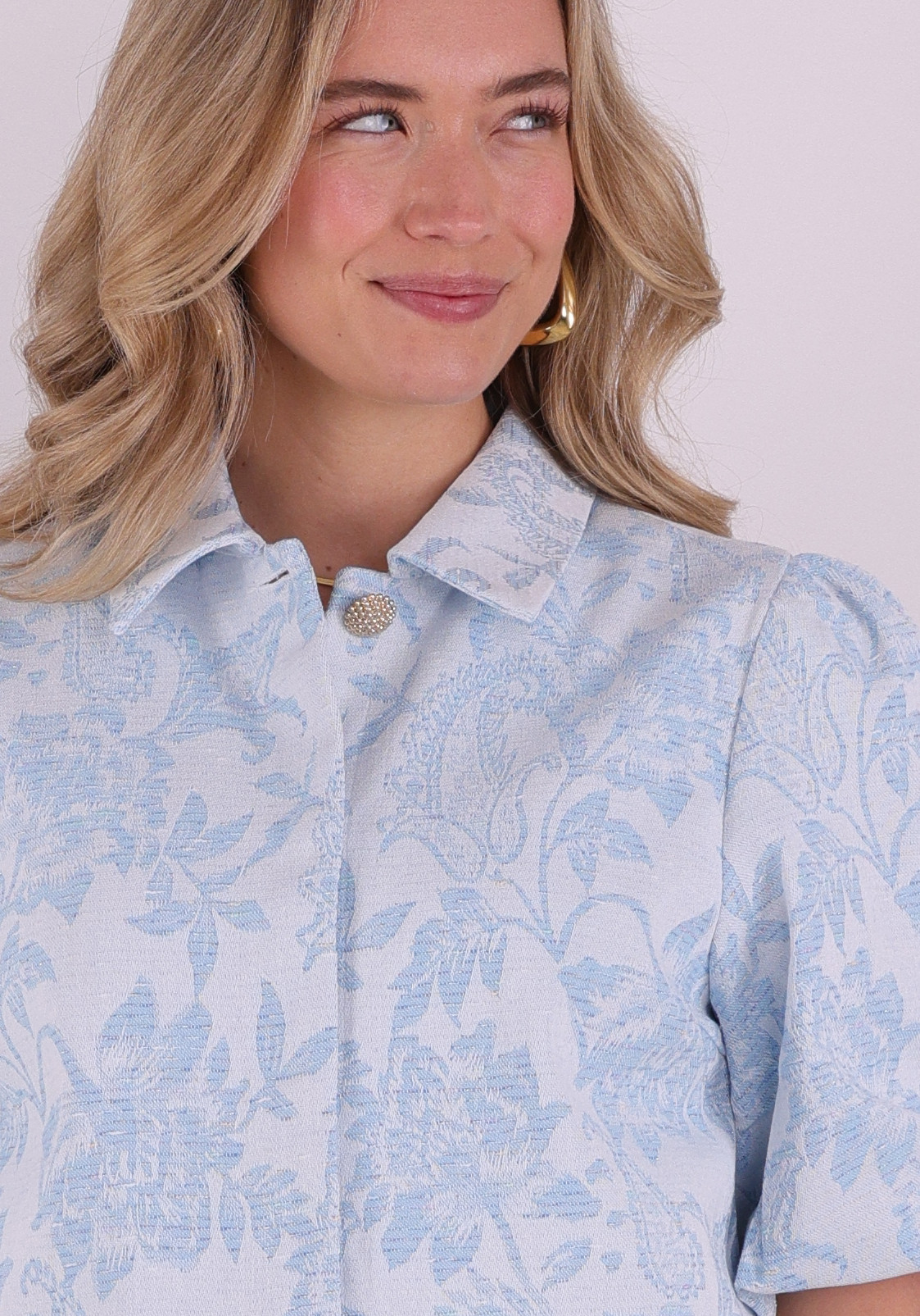 Tramontana Jacket Denim C10-19-801 Licht blauw