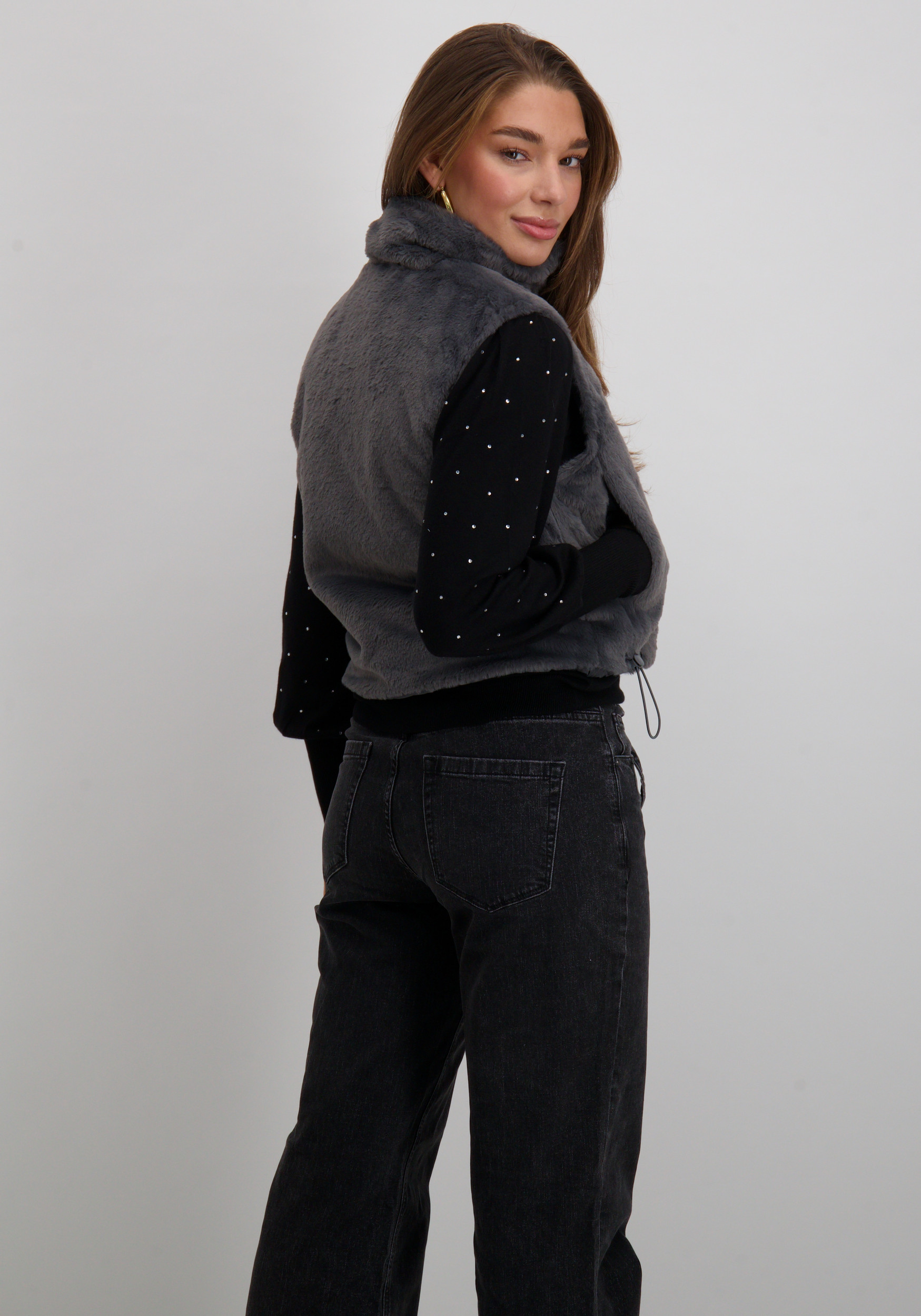 Only Gilet Dana 15348986 Antraciet