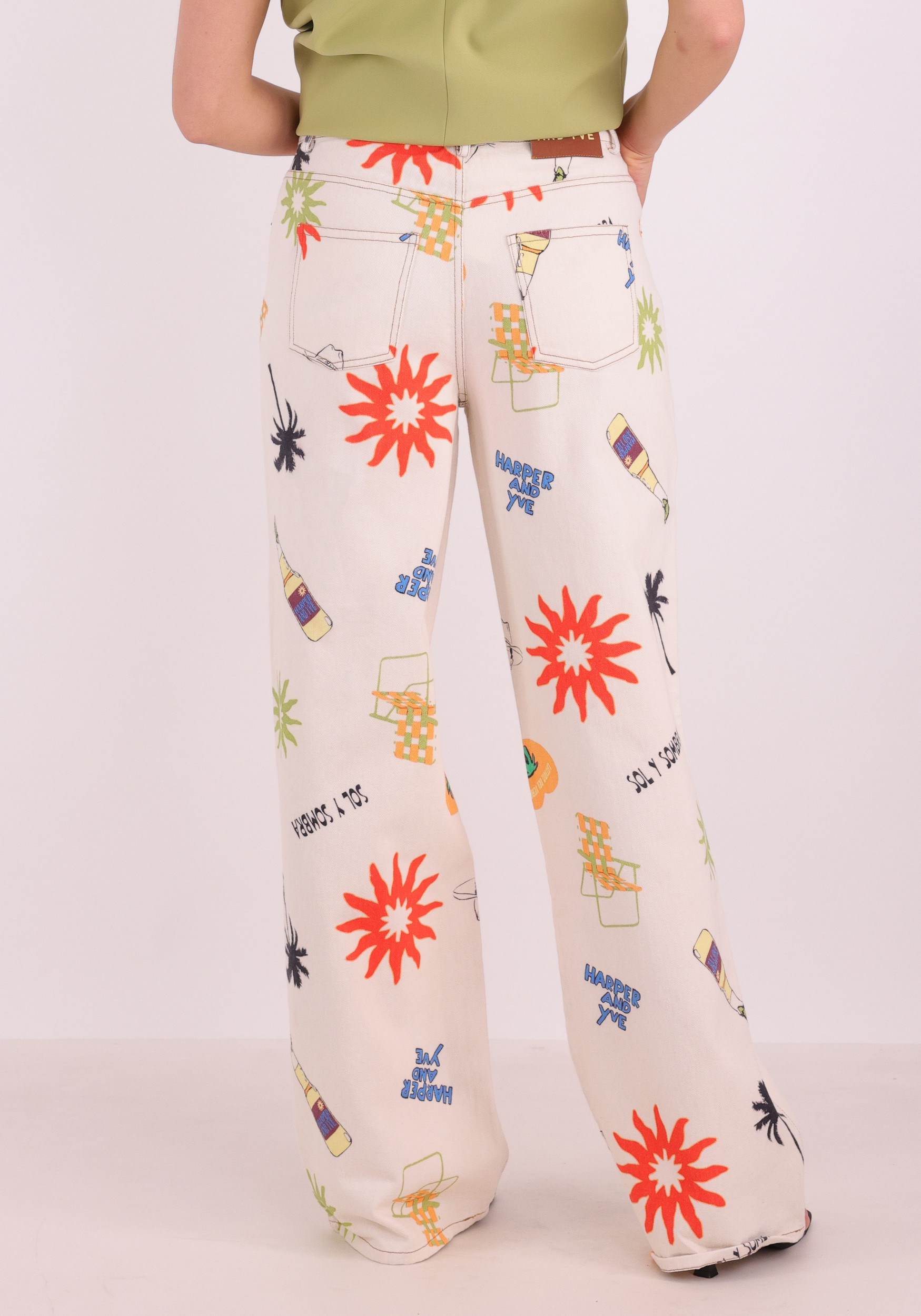 Harper & Yve Broek Yve HS6C106 Ecru