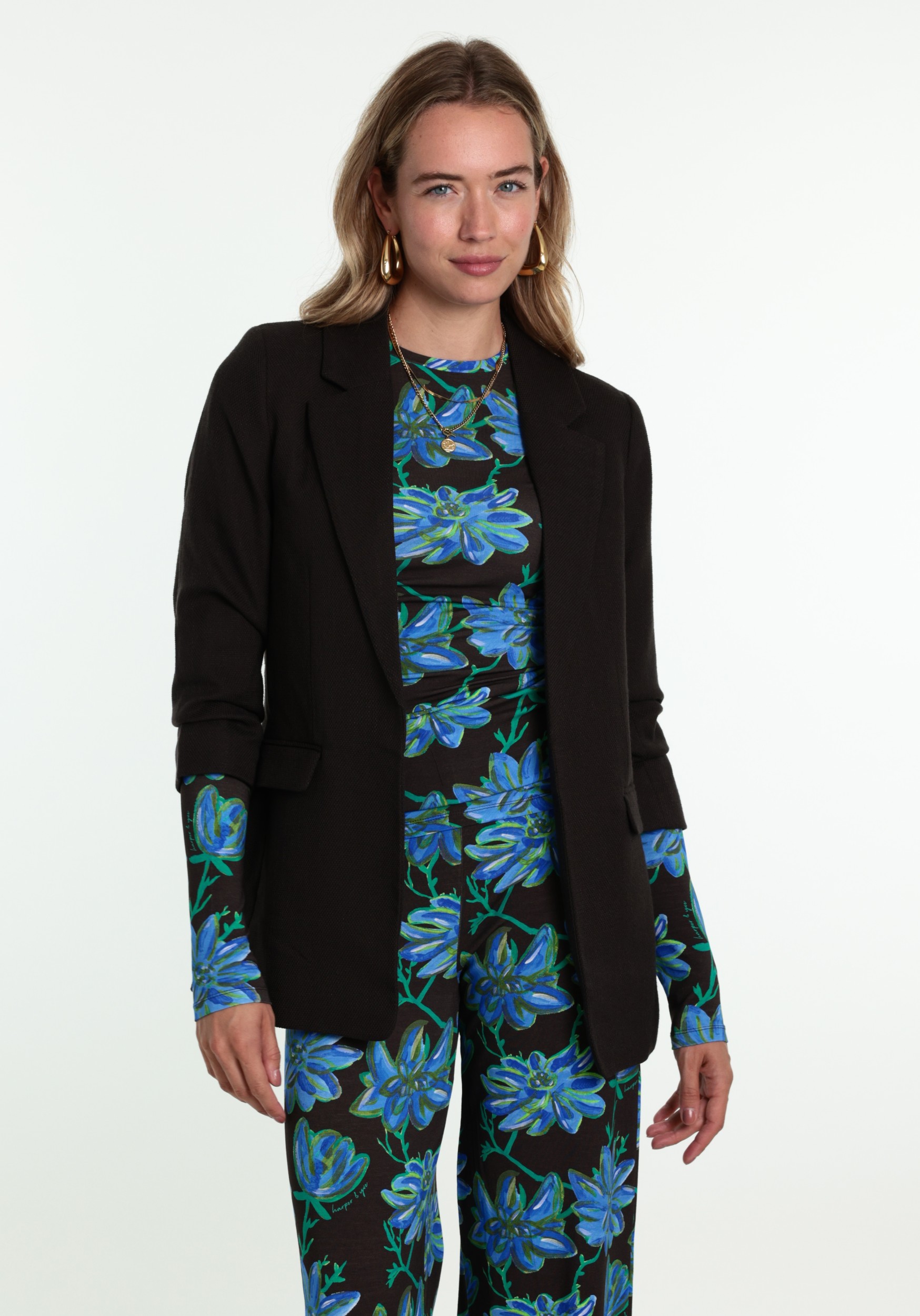 VERO MODA Blazer Frida 10306404 Donker bruin