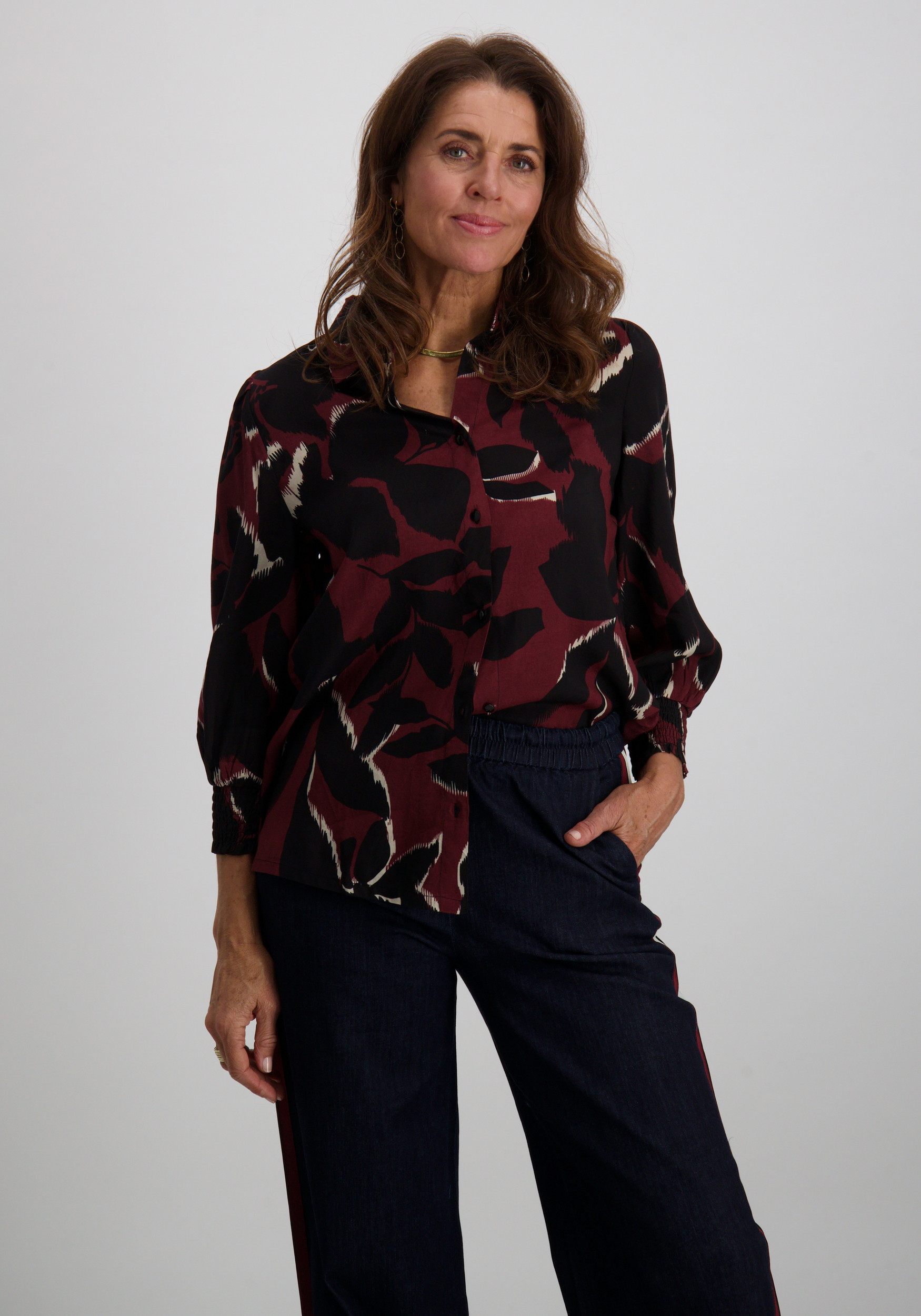 Kaffe Clothing Blouse Mille 10510719 Bordeaux