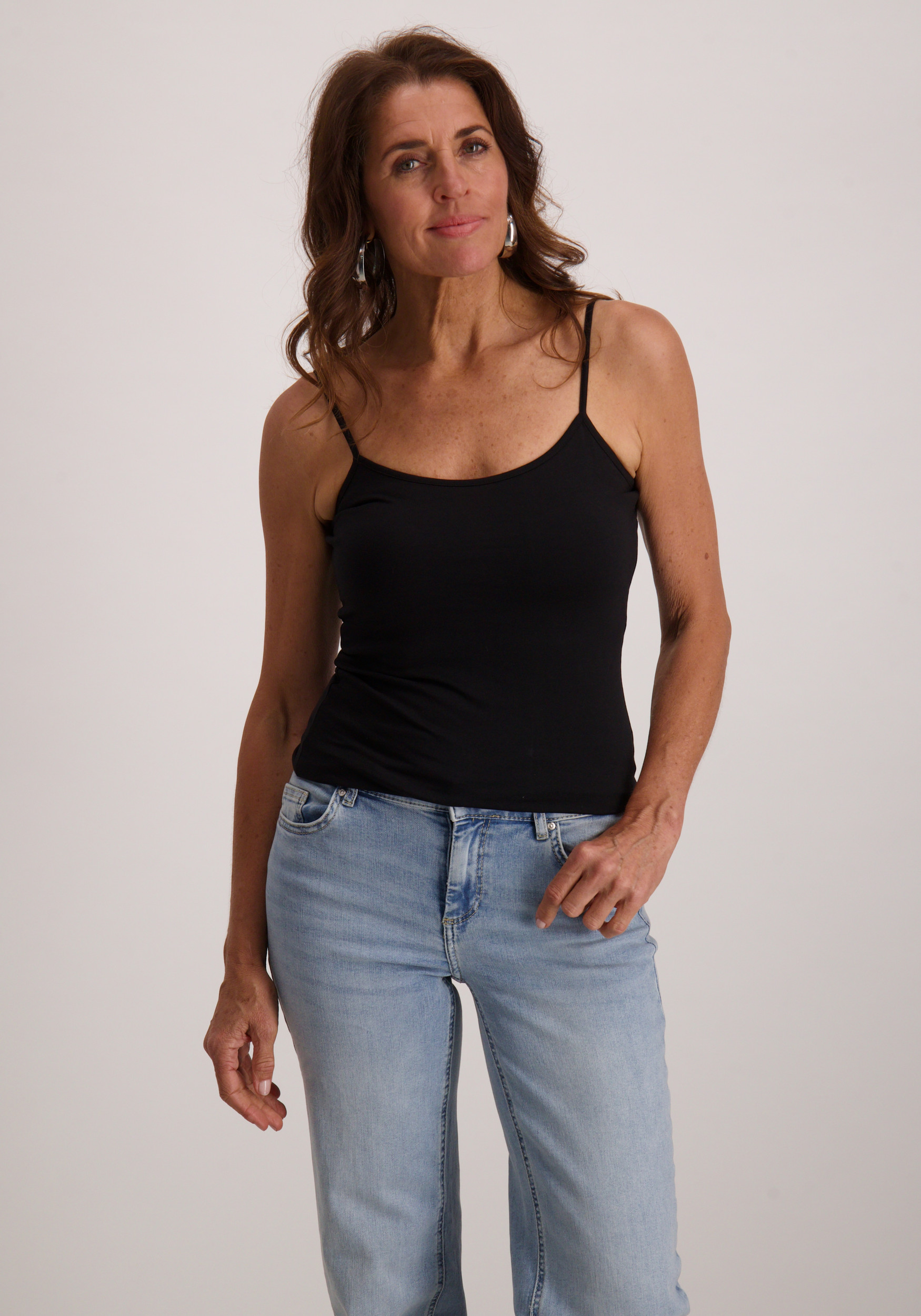 Be'Lieve Spaghetti Top 50305 Zwart