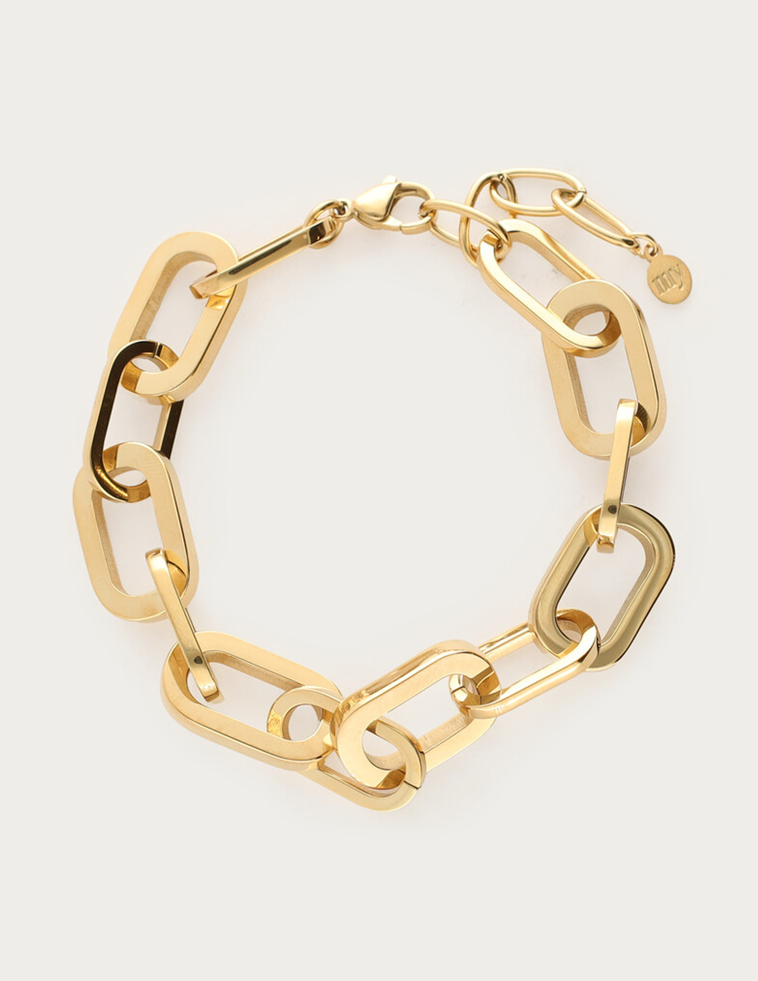 My Jewellery Bold statement schakelarmband MJ14125 Goud