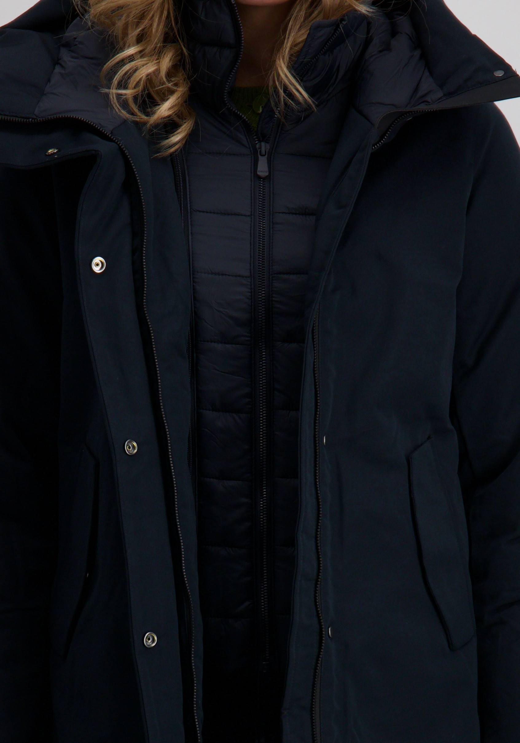 KHUJO Winterjas Wedelia 1031CO253 Donker blauw