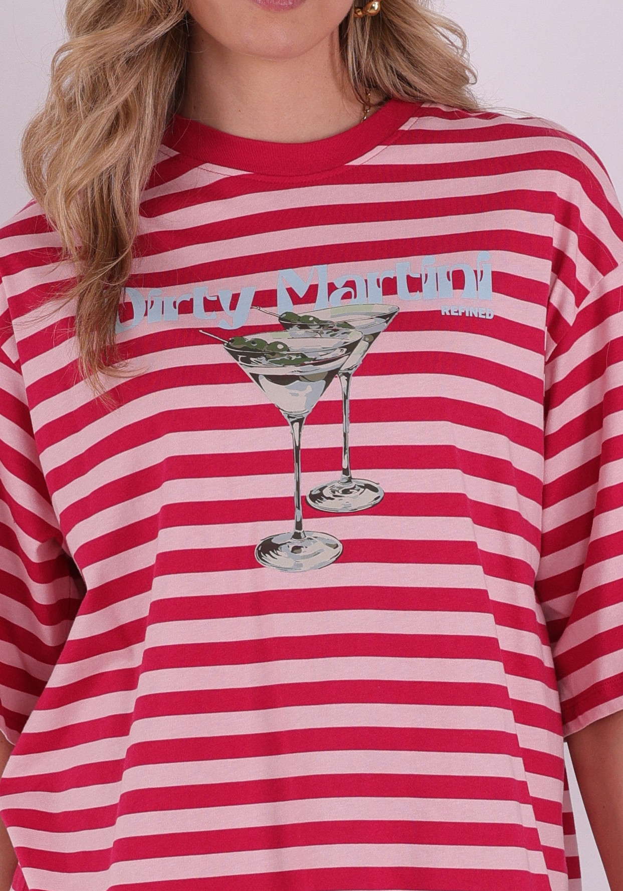 Refined Department T-shirt Loui R2603716981 Licht rose