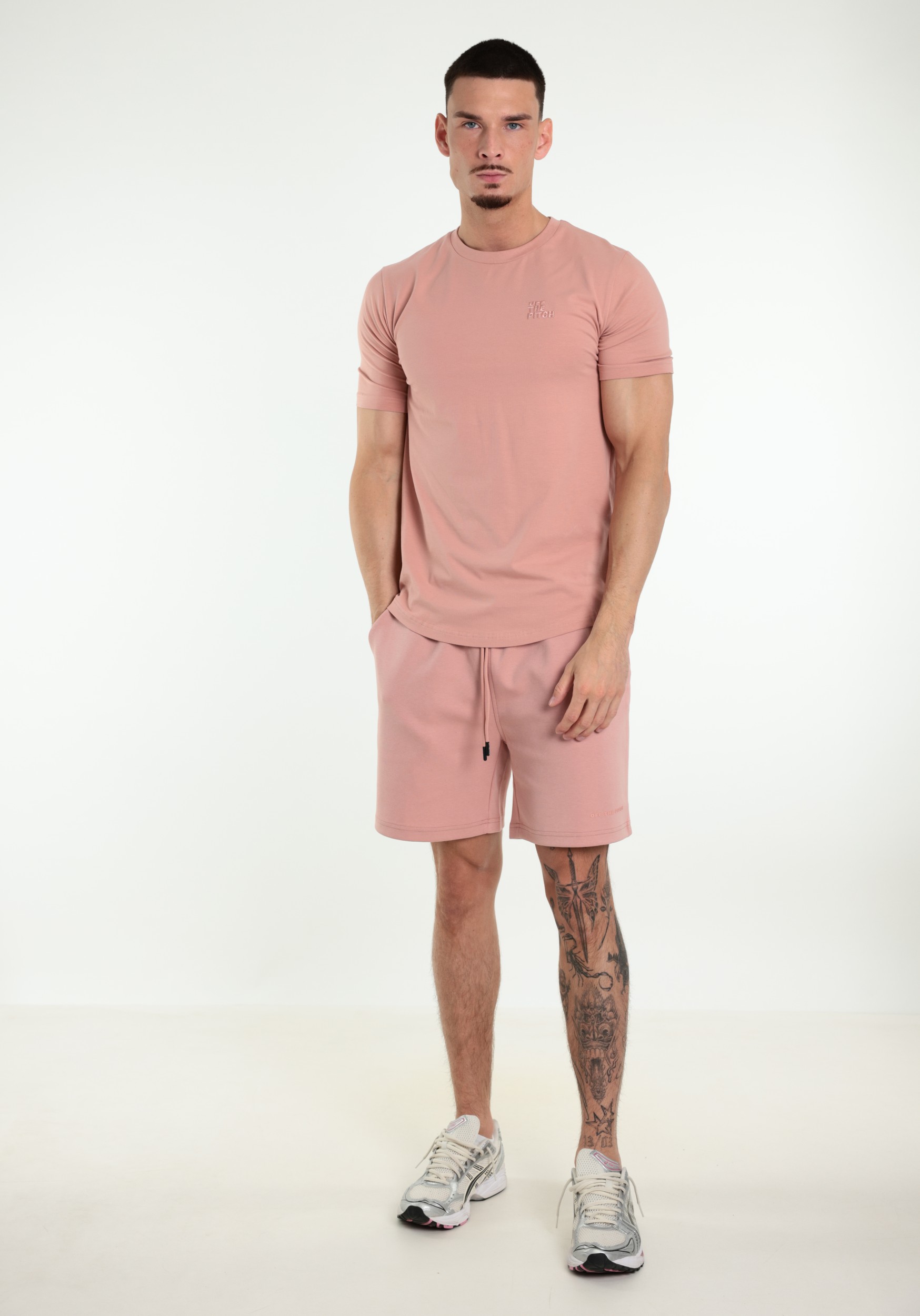 Off The Pitch Short Blossom OTP261025 Zalm