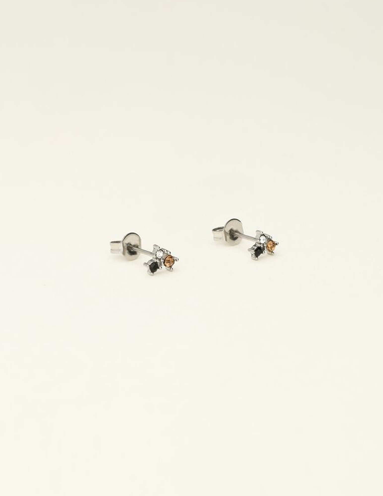 My Jewellery Studoorbellen strass  MJ09486 Zilver