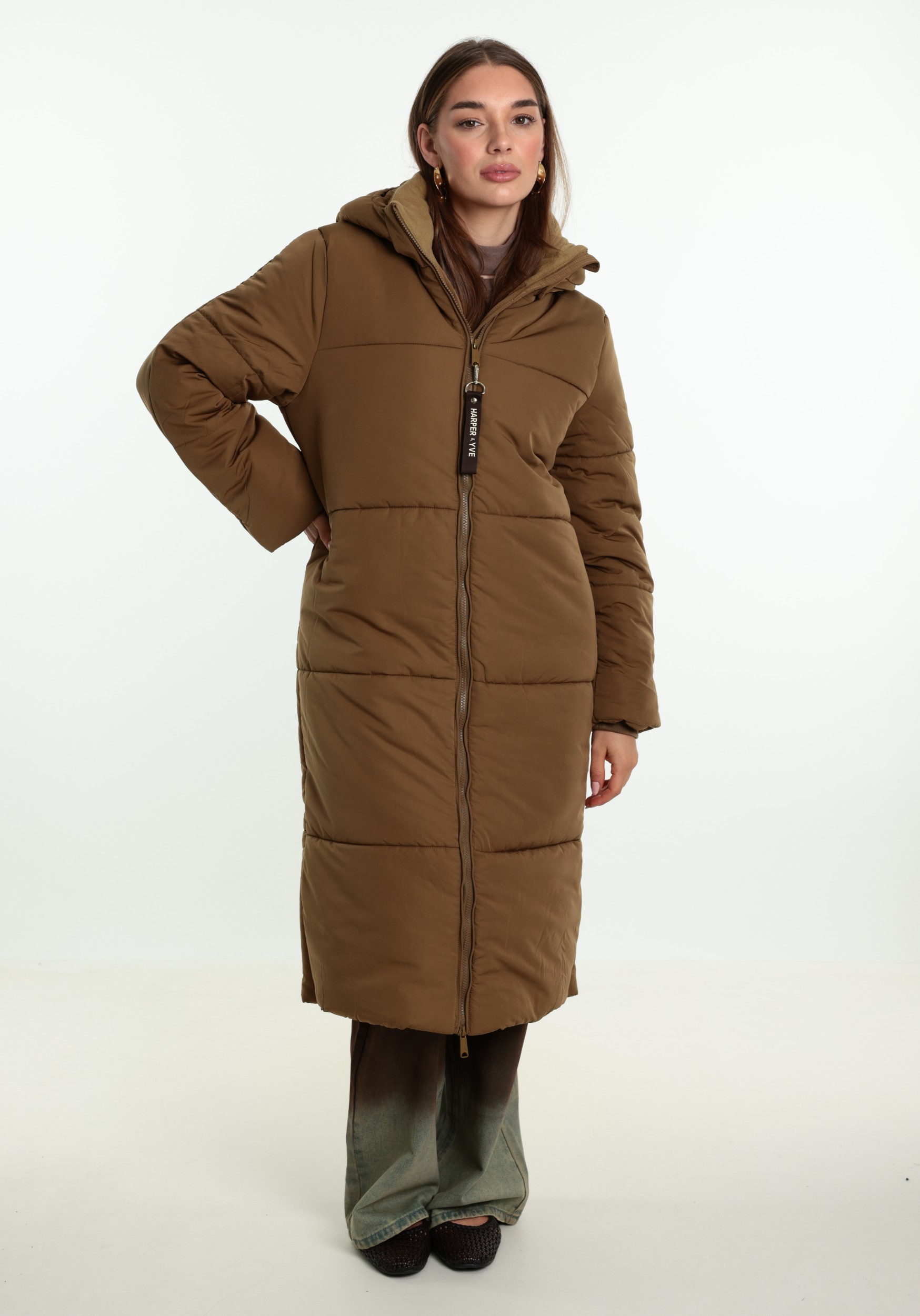 Harper & Yve Winterjas Jenny AW6N221 Midden bruin
