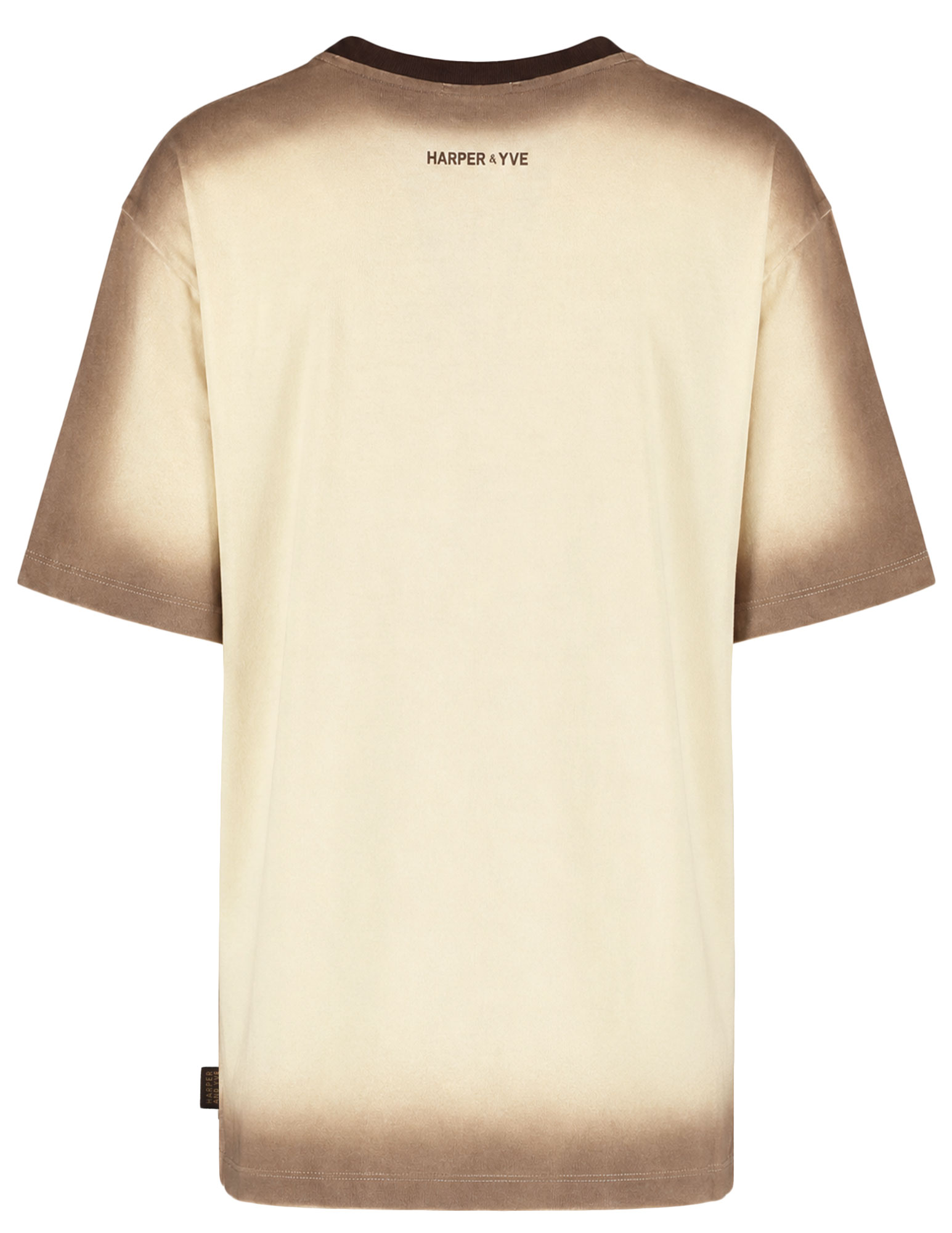 Harper & Yve T-shirt Set the mood AW6Y300 Licht geel