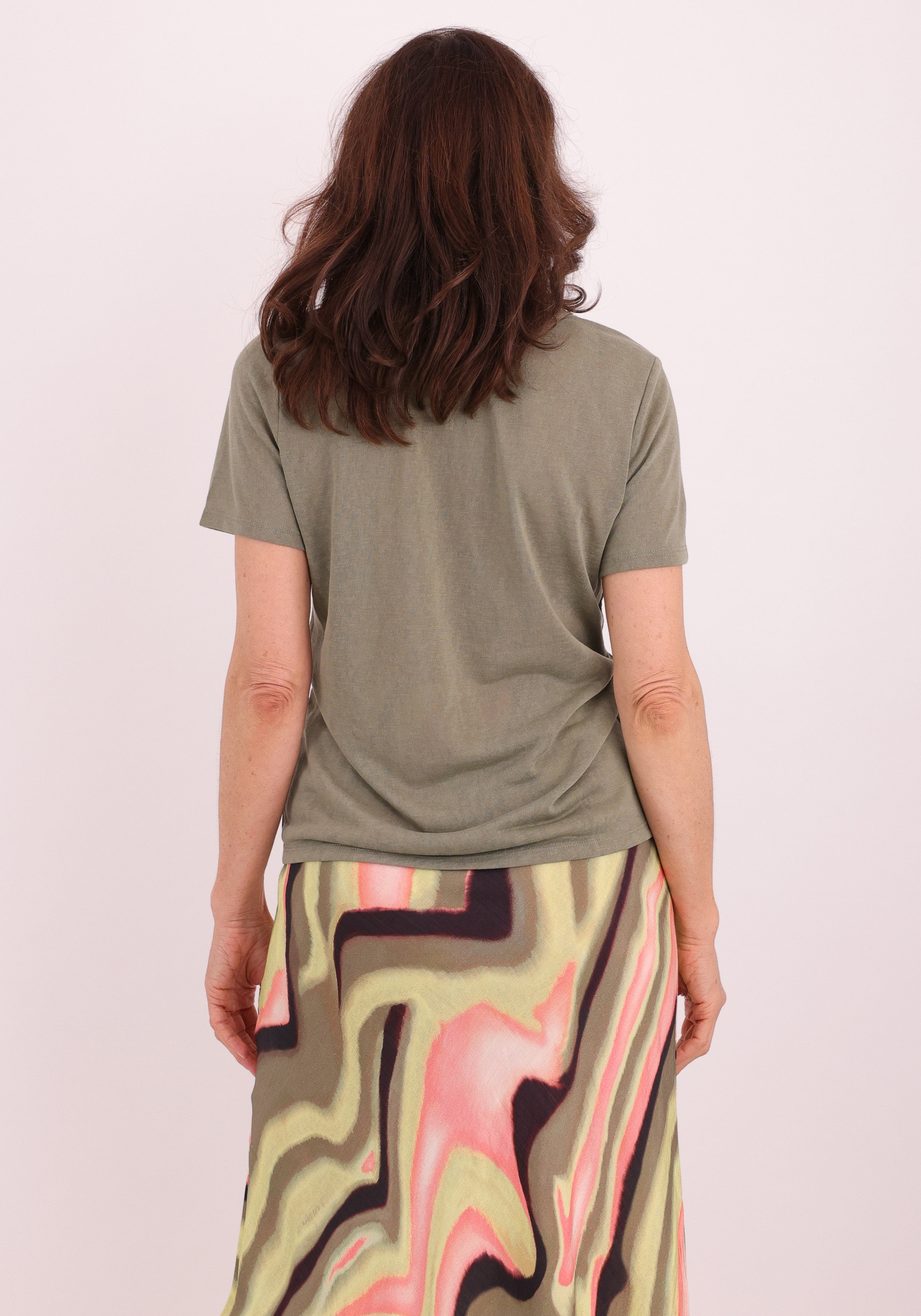 Geisha T-shirt Dream 62097-41 Midden groen