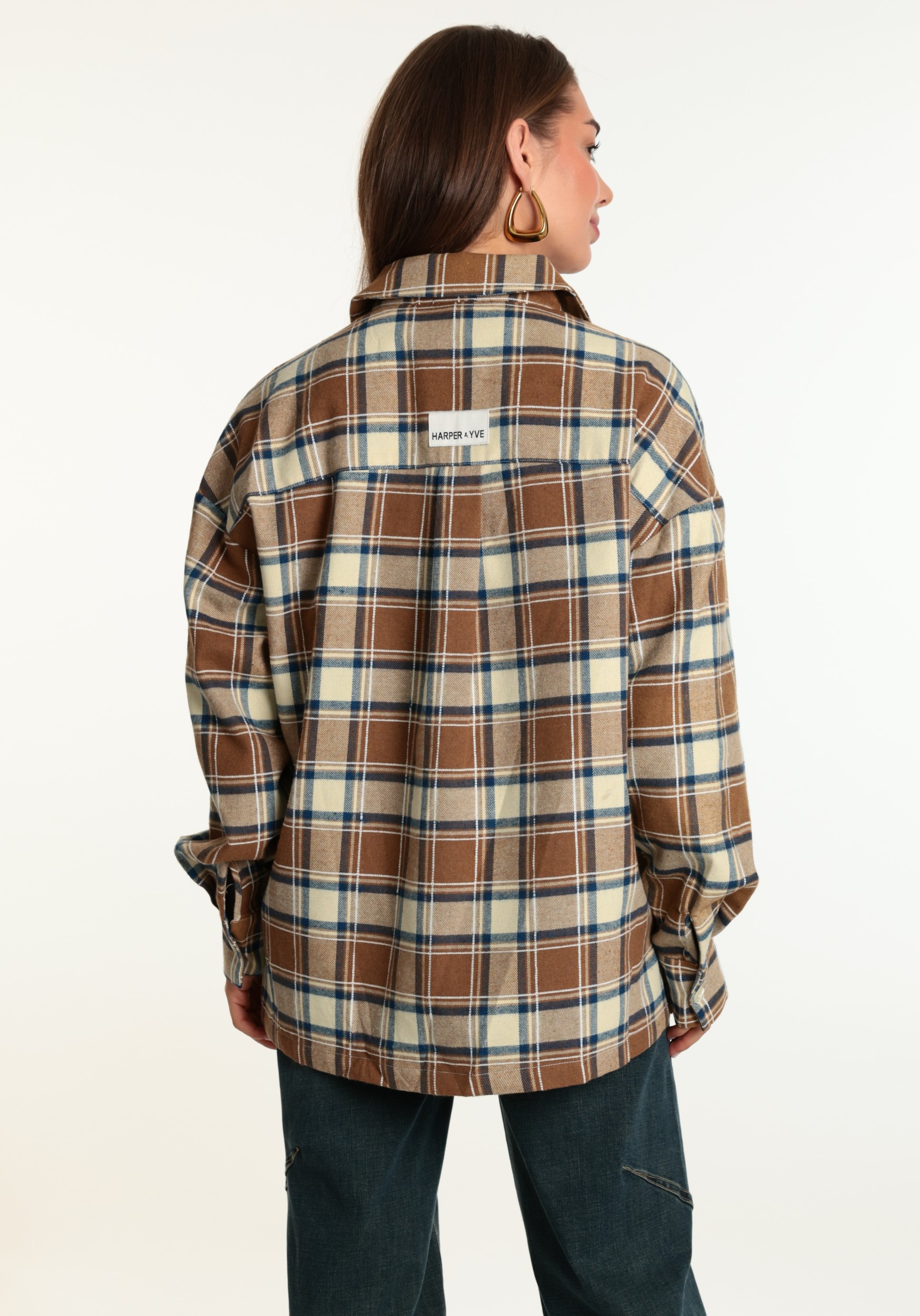 Harper & Yve Blouse Selena AW6P605 Licht bruin