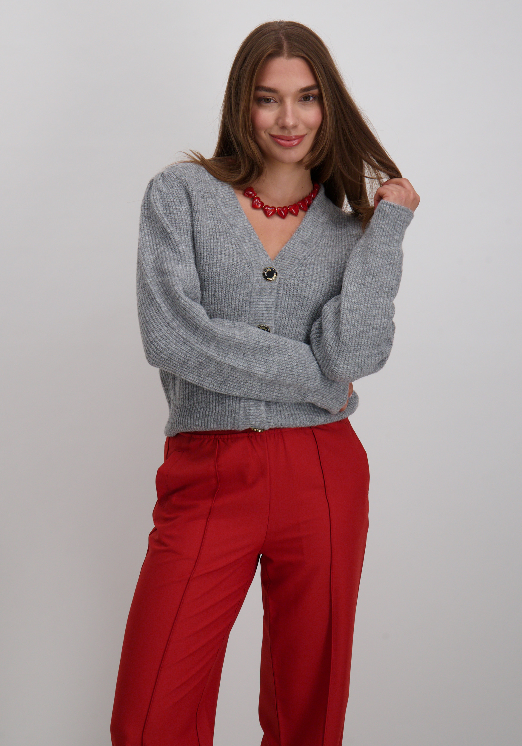 Lofty Manner Vest Lilly QI201.1-KW Grijs