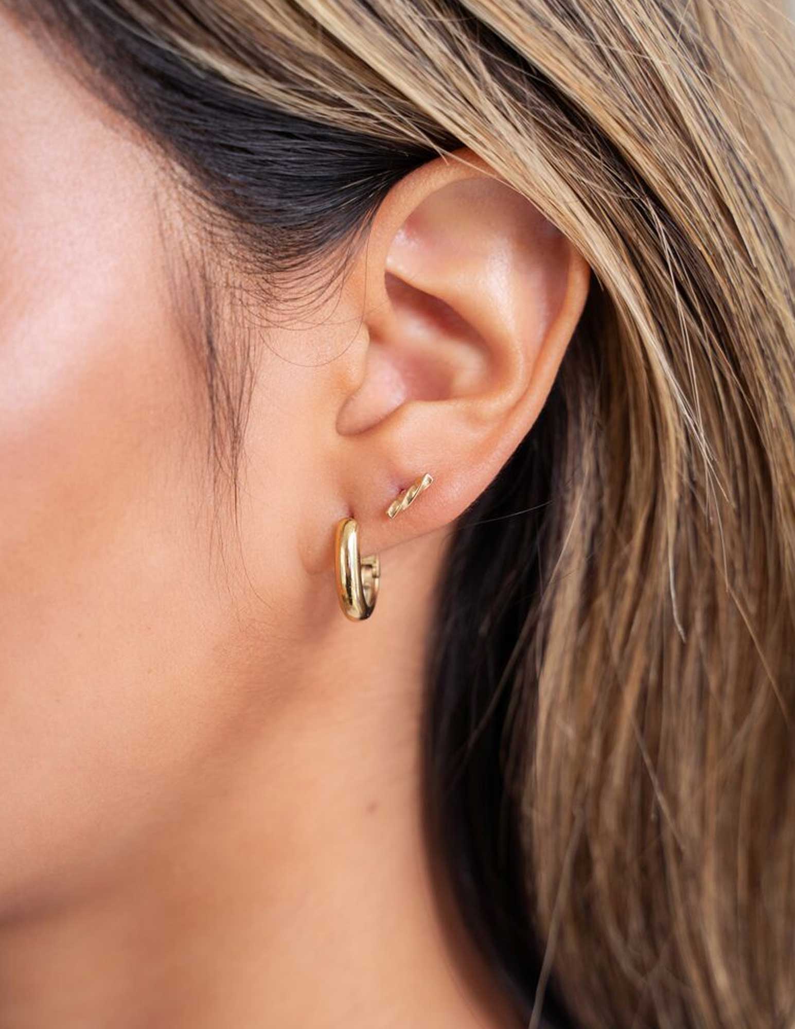 My Jewellery Studs gedraaid MJ08525 Goud