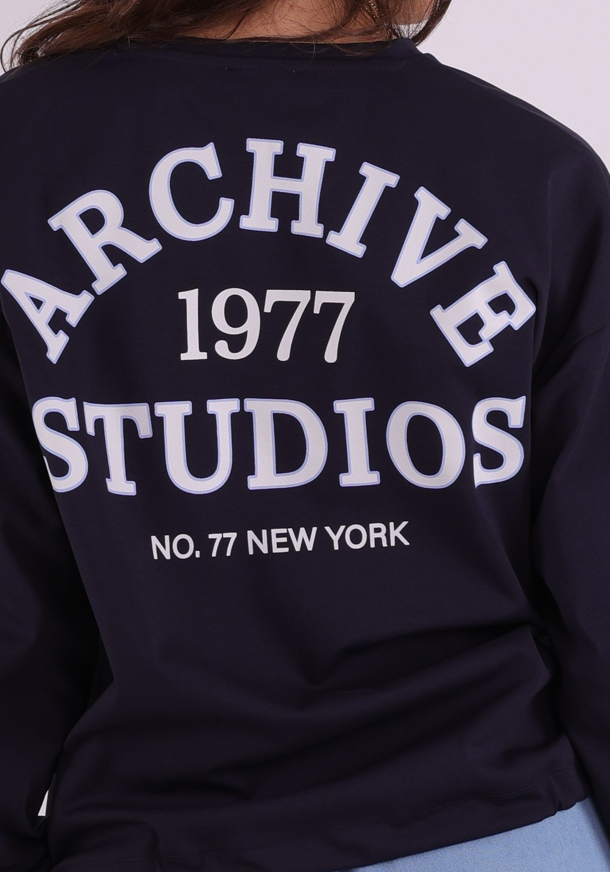 Zoso Sweater 261Emmy Donker blauw