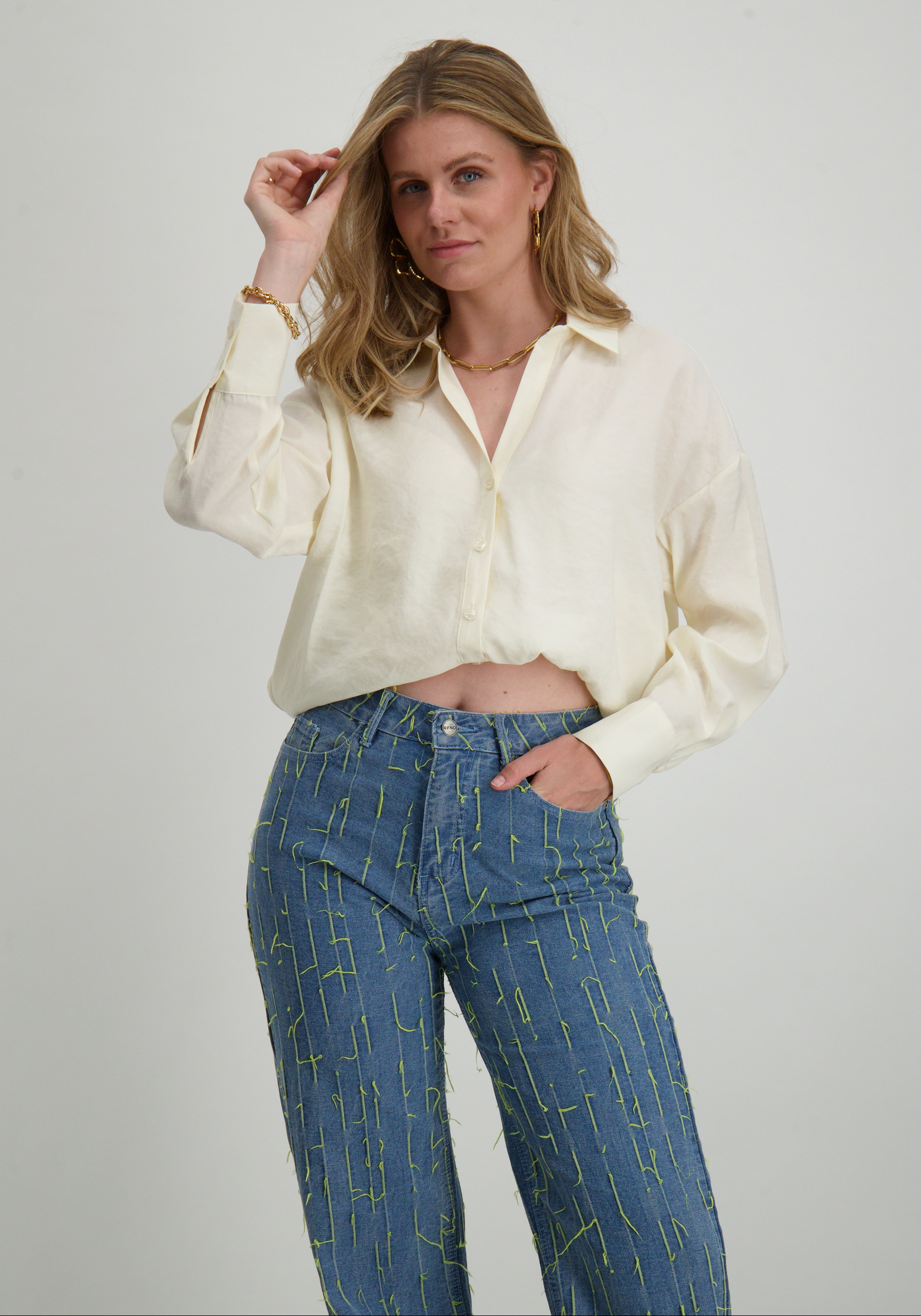 Vero moda Blouse Queeny 10289349 Ecru