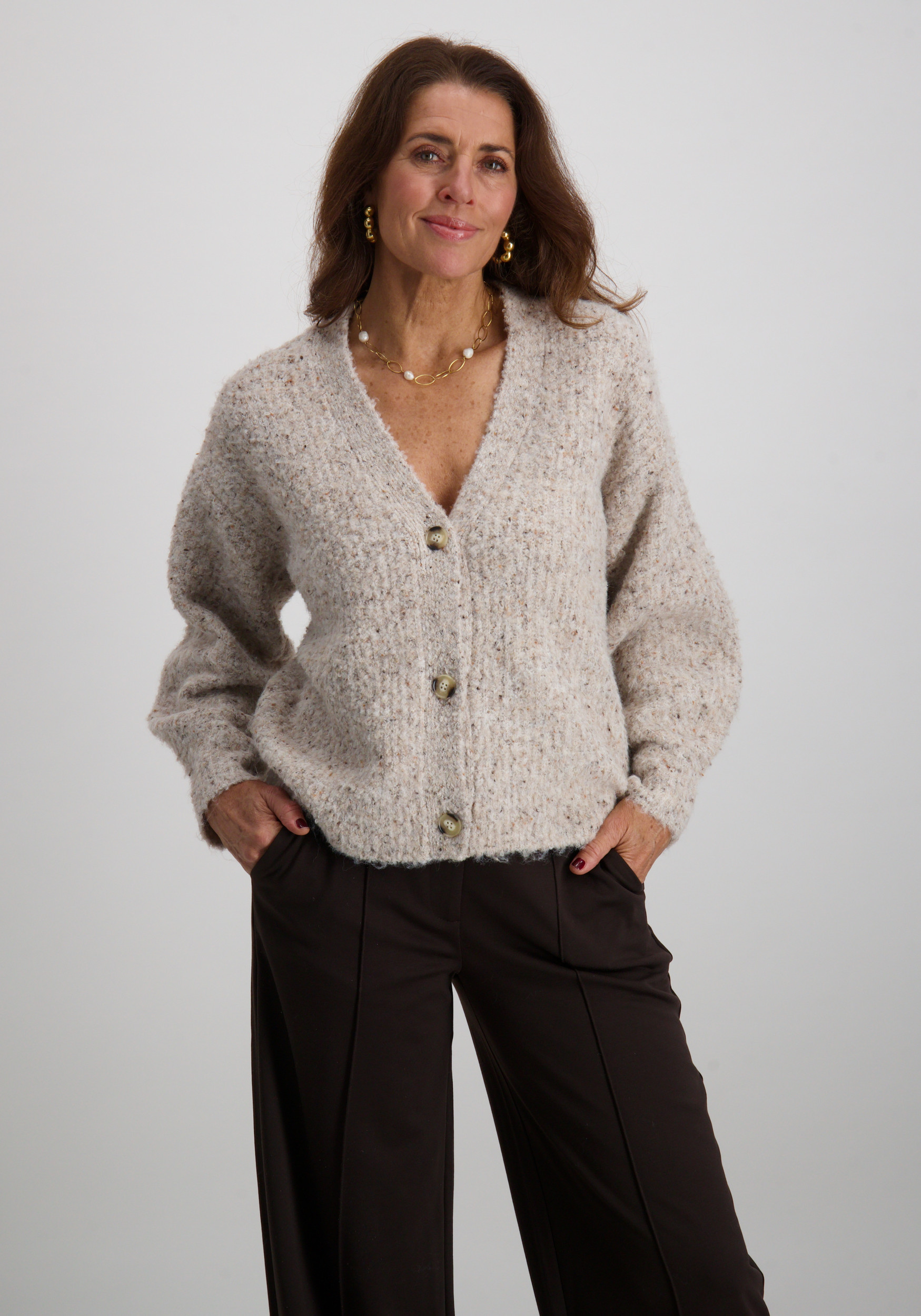 FREE|QUENT Vest Grsnemes 207384 Ecru