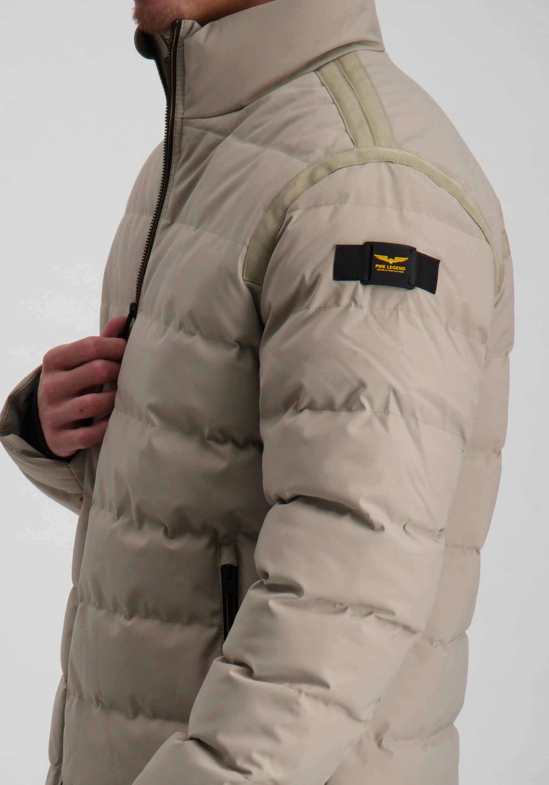 PME Legend Winterjas Freightyet PJA2508114 Beige