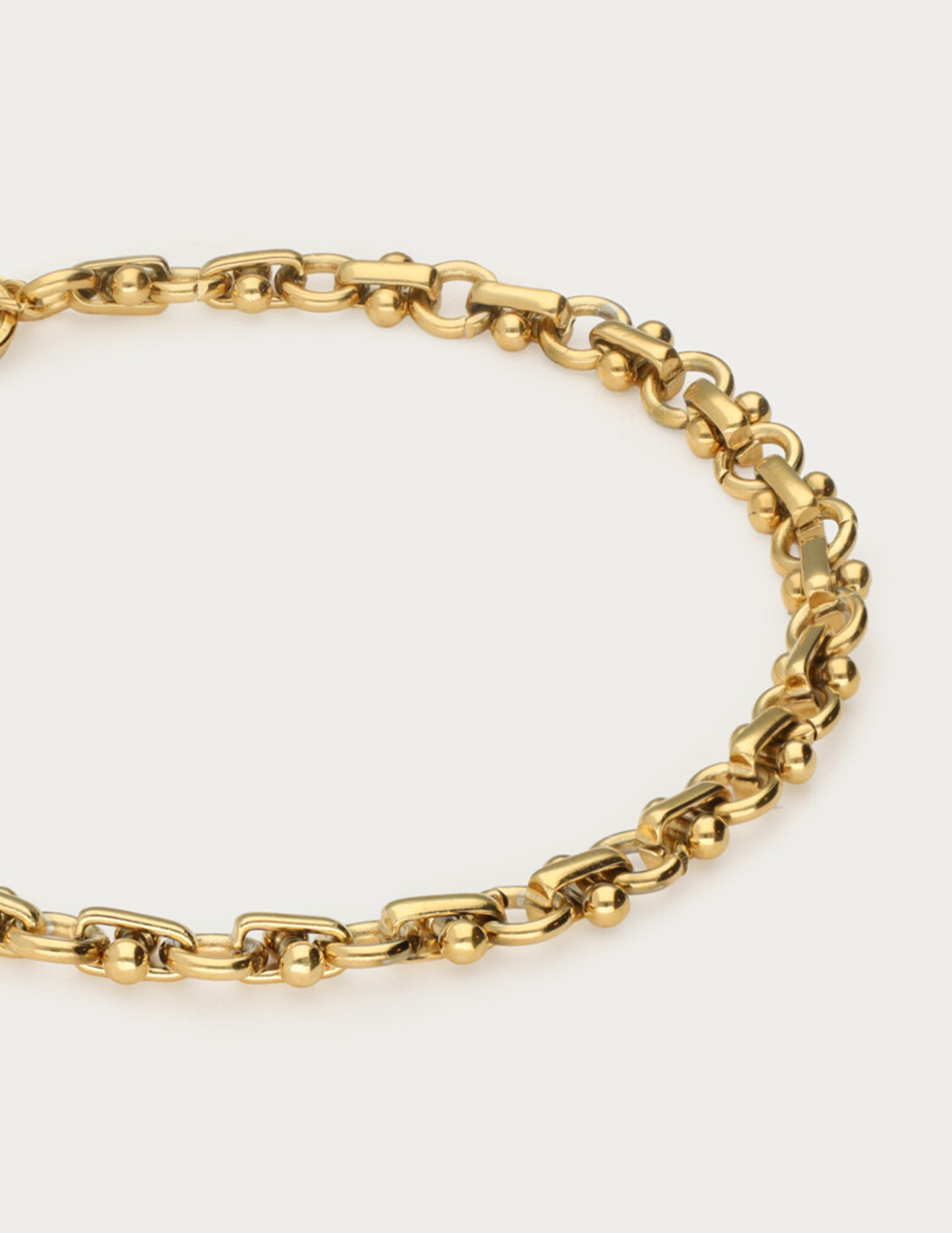 My Jewellery Armband met cirkel schakels MJ14839 Goud