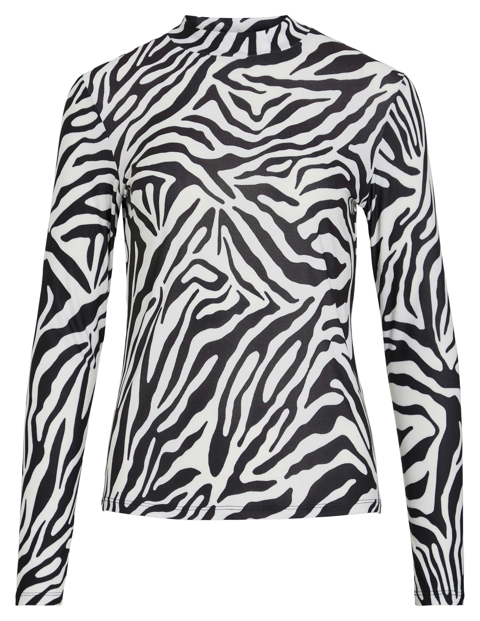 Vila Shirt Leoa 14066134 Zwart/Wit