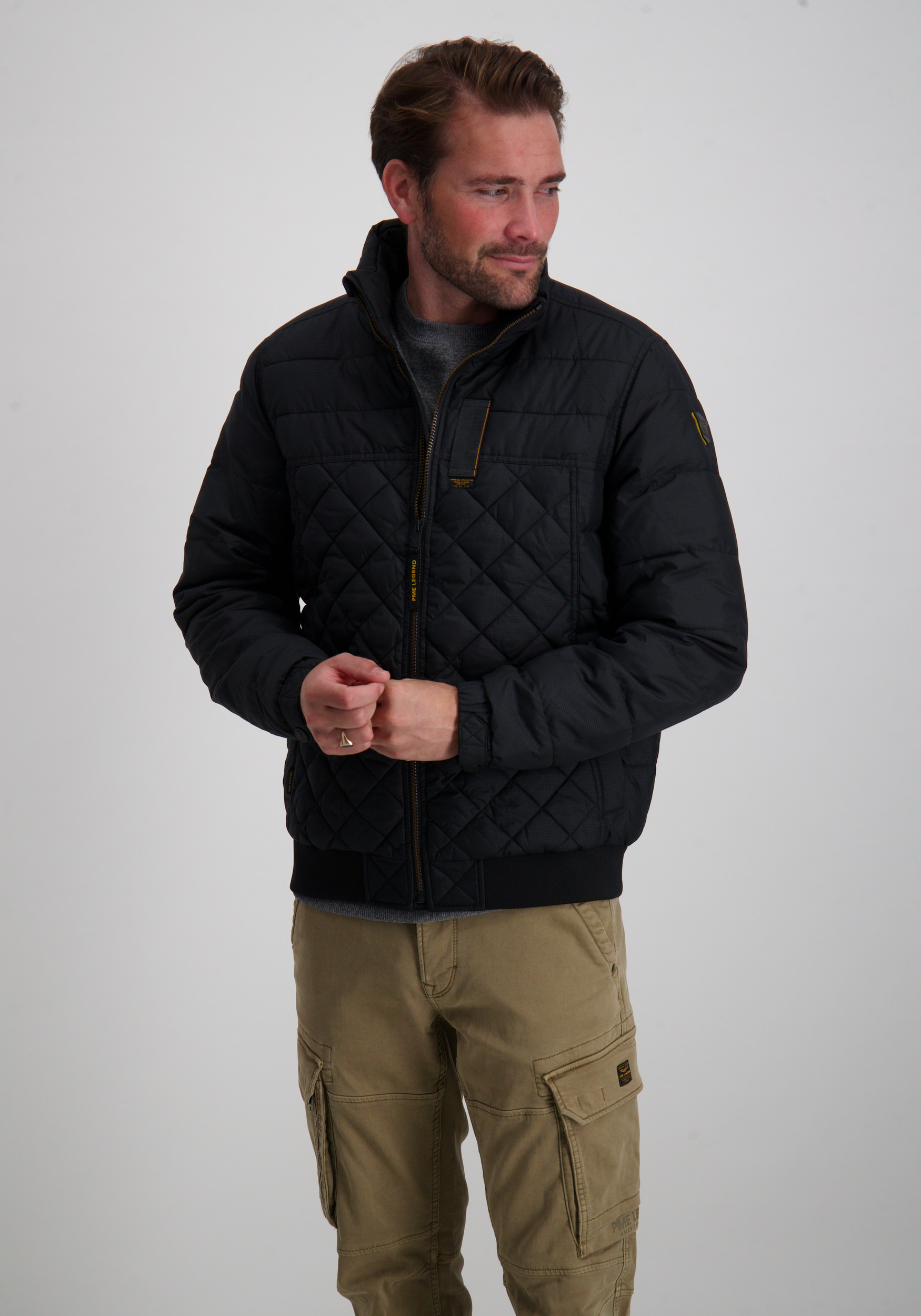 PME Legend Flightjacket Cargo PJA2508118 Zwart