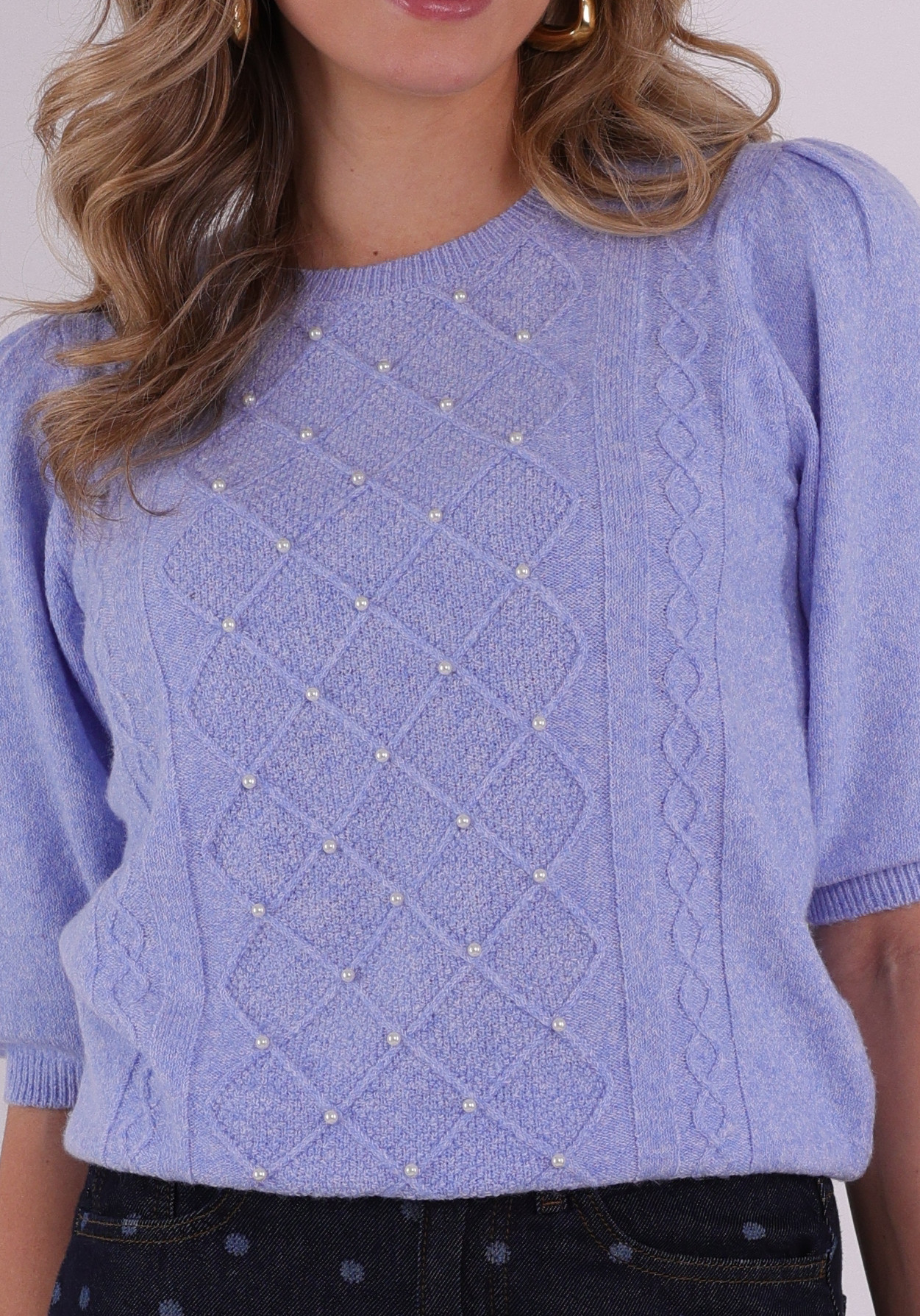 Only Trui Gloria 15366467 Licht blauw