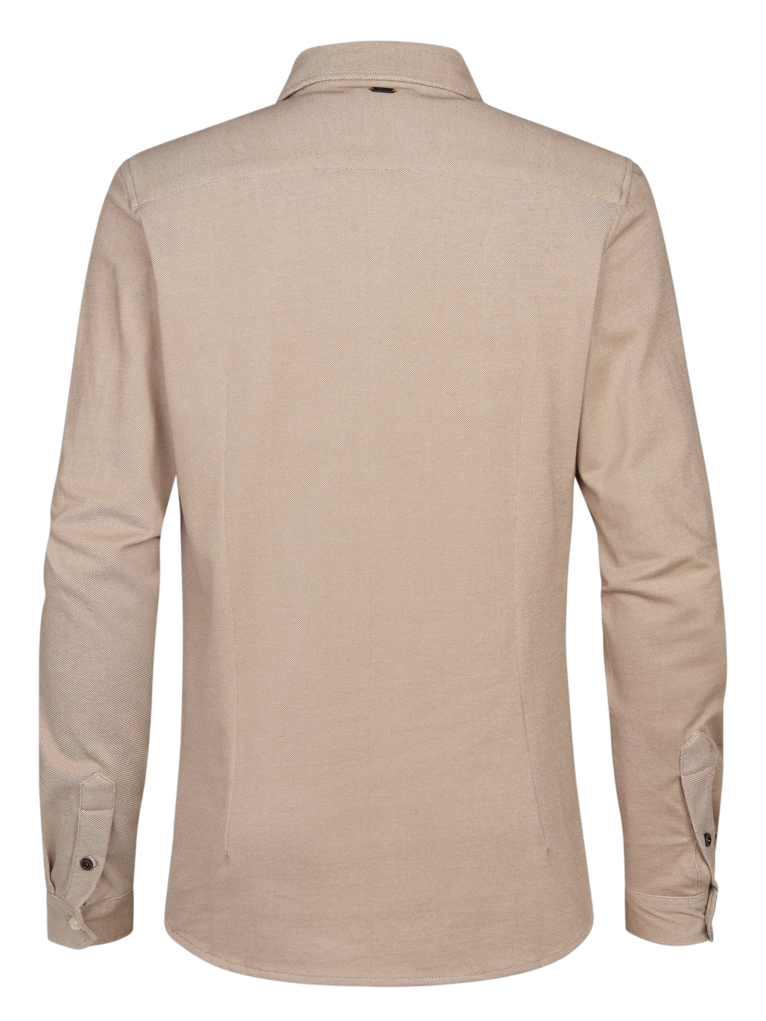 Petrol Overhemd M-3050-SIL402 Licht bruin