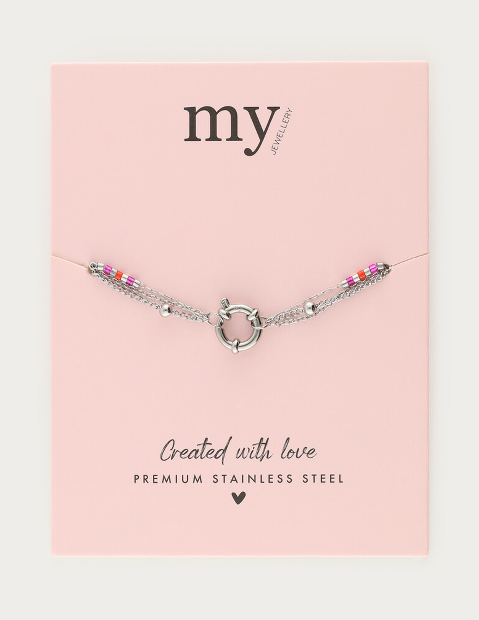 My Jewellery Sunrocks armband parels MJ12215 Zilver