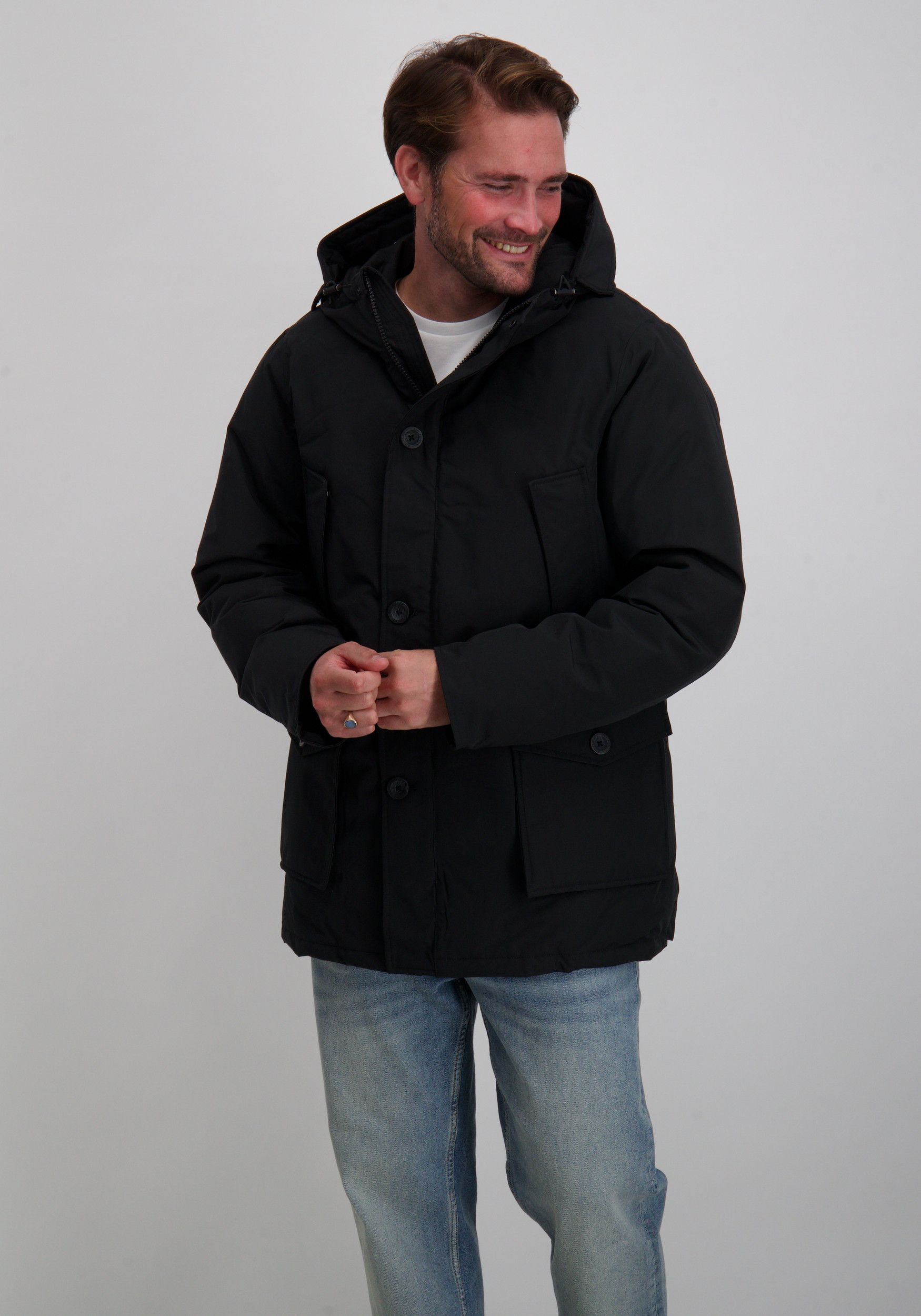 AIRFORCE Parka classic HRM1148 Zwart