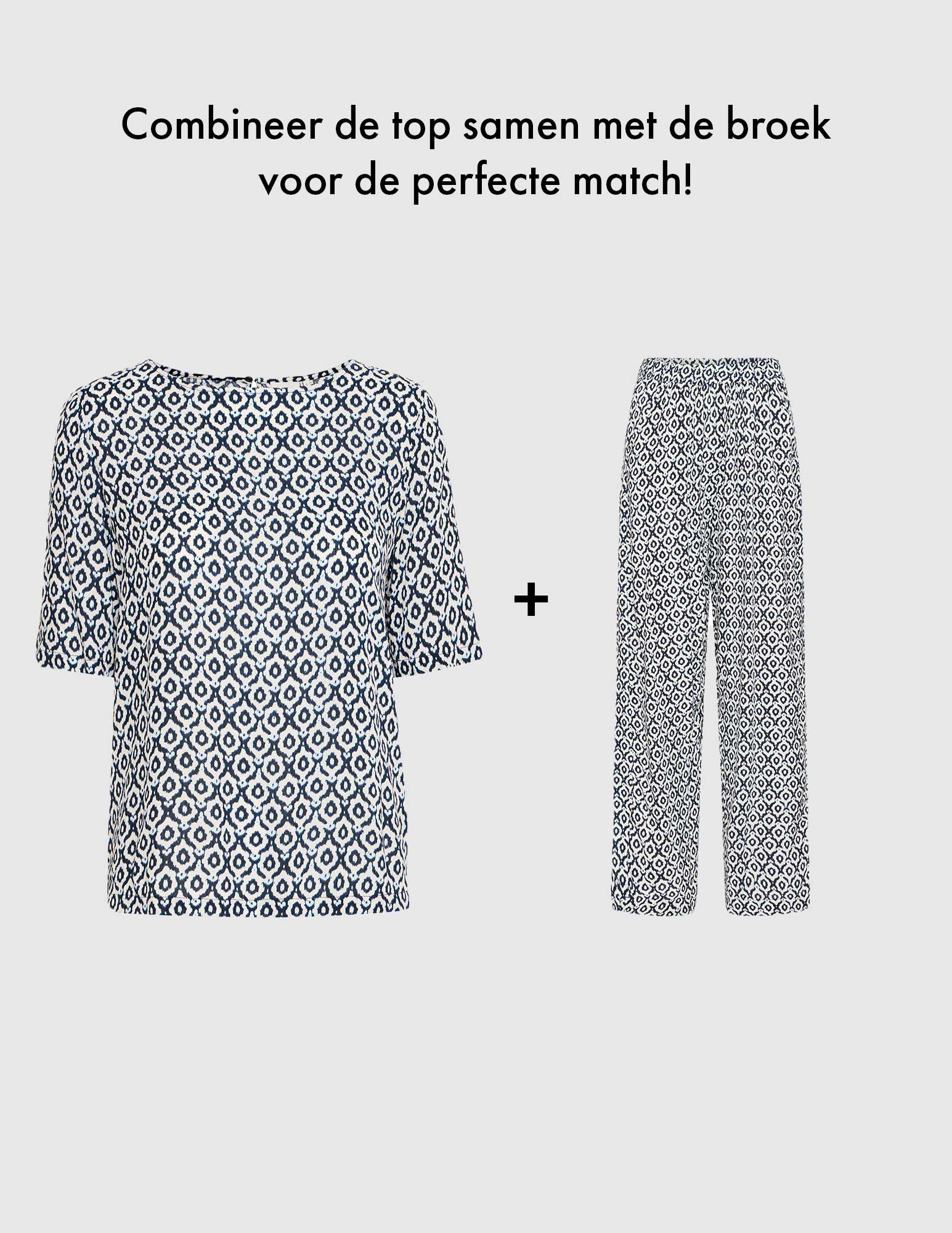 Ichi Broek Marrakech 20123005 LONG Donker blauw