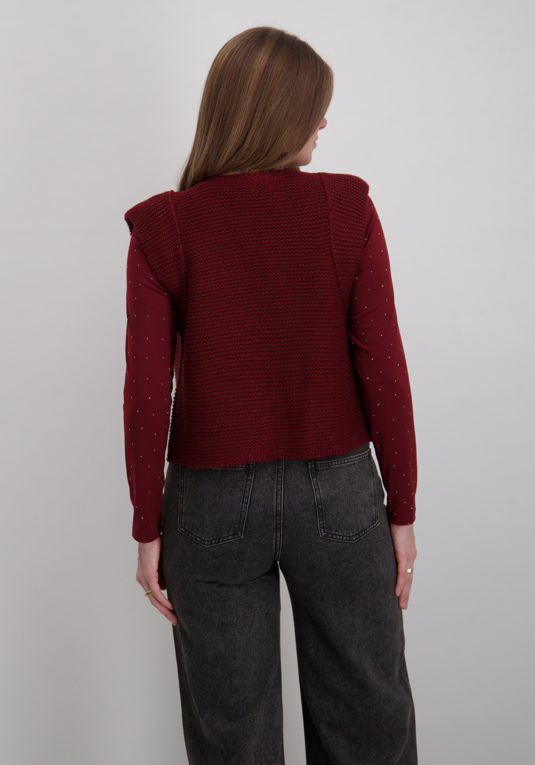 Only Gilet Loui 15307880 Bordeaux