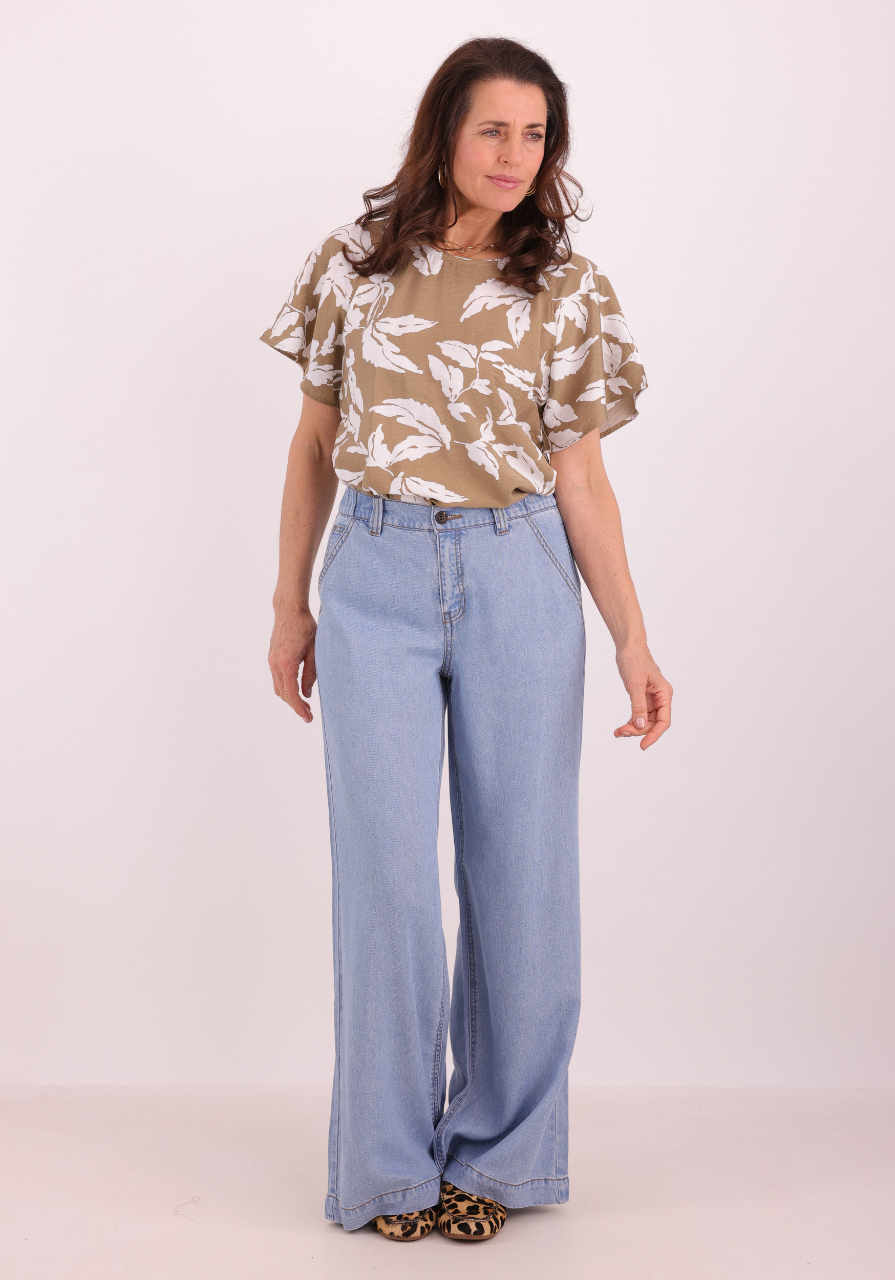 Kaffe Clothing BLouse Marlo 10511390 Licht bruin