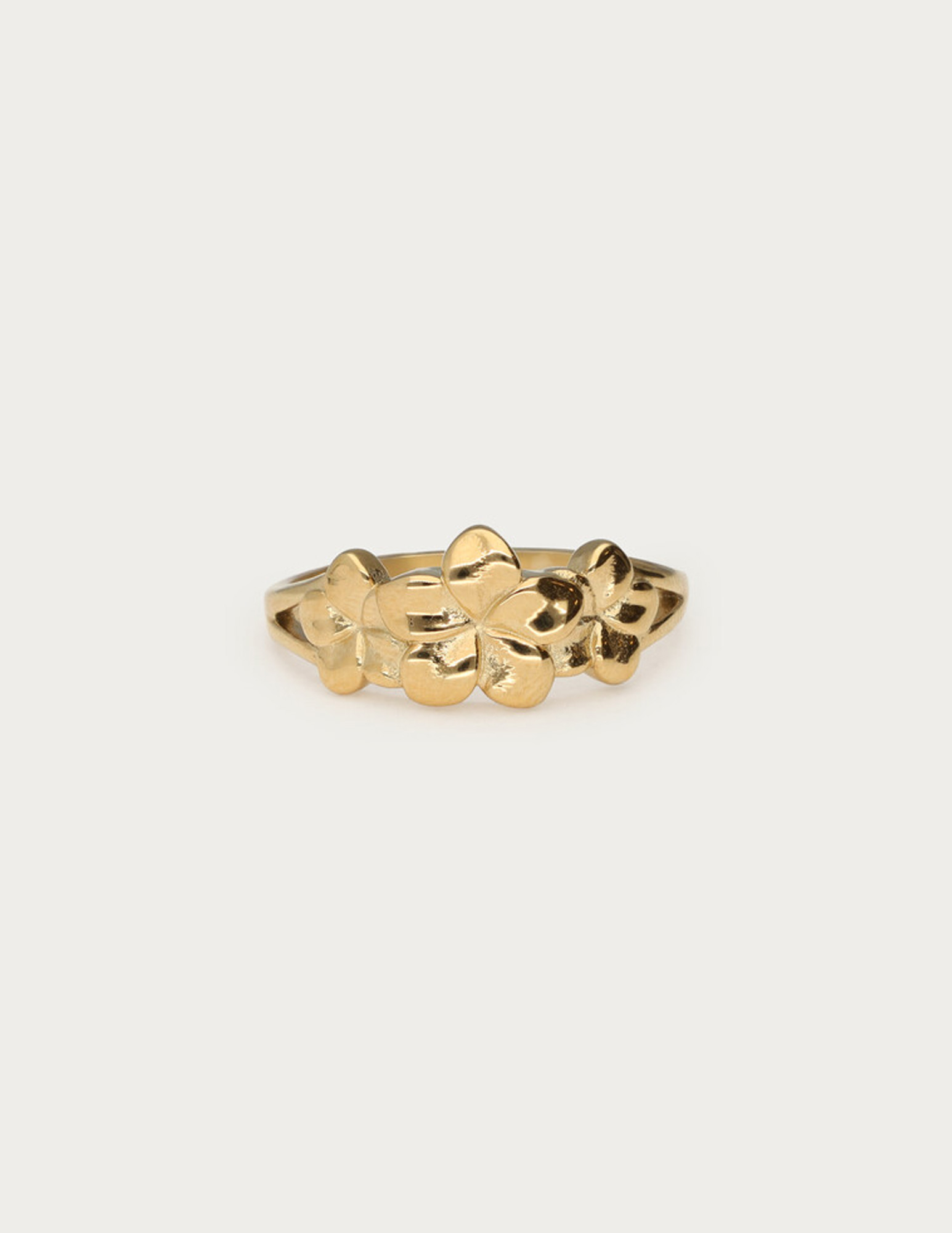 My Jewellery Botanical ring met drie bloemen MJ13743 Goud