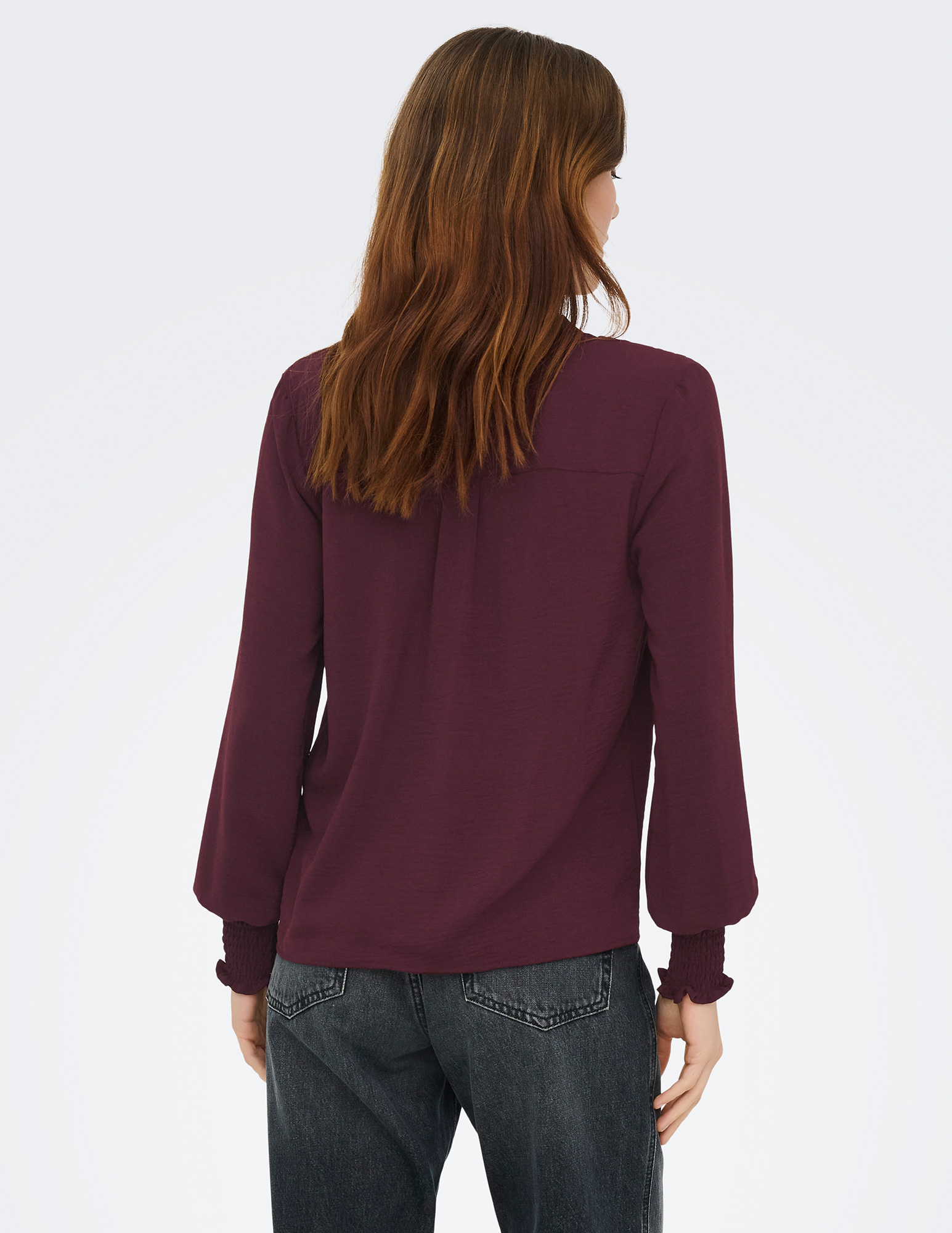 ONLY Blouse Mette 15284309 Donker Paars