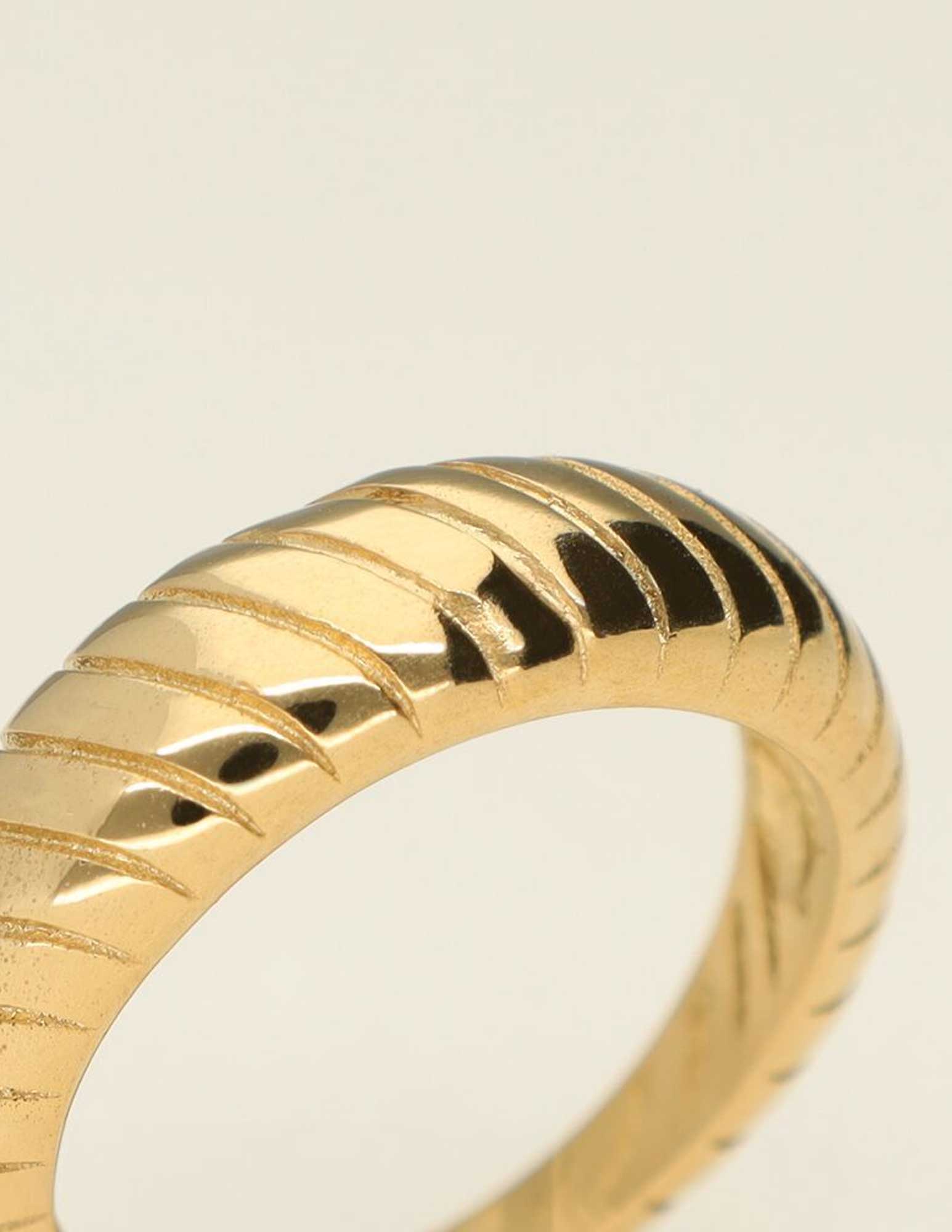 My Jewellery Ring met ribbels MJ09524 Goud