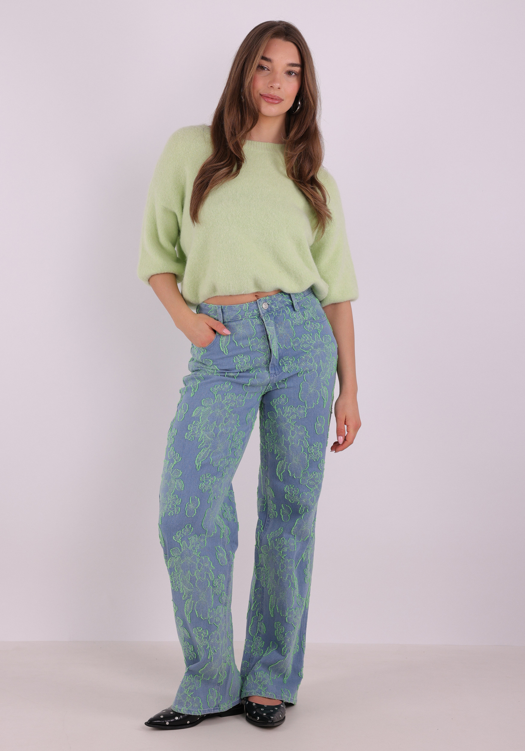 Aaiko BV Sweater LANI WP 389 Licht groen