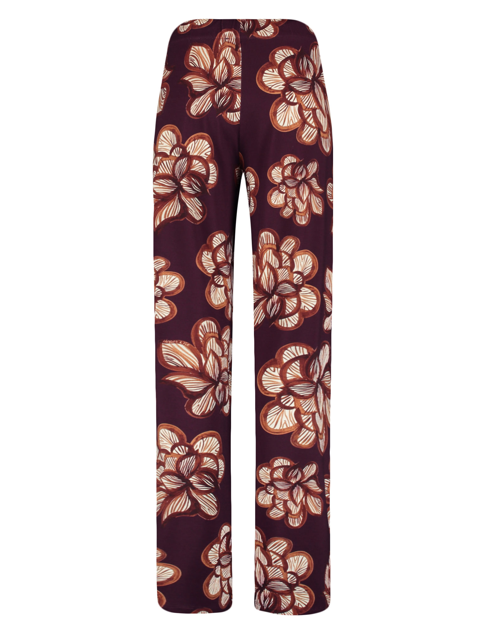 Harper & Yve Broek Jane SS6T101 Donker Paars