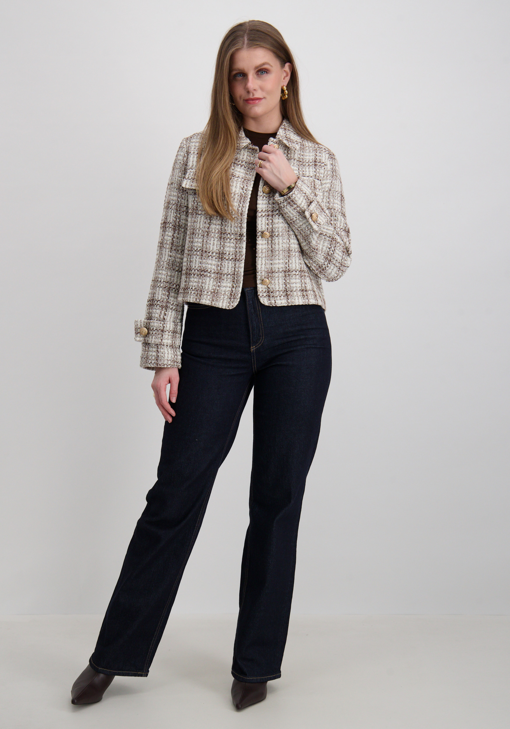 Vero moda Jacket Ziljafie 10337182 Beige