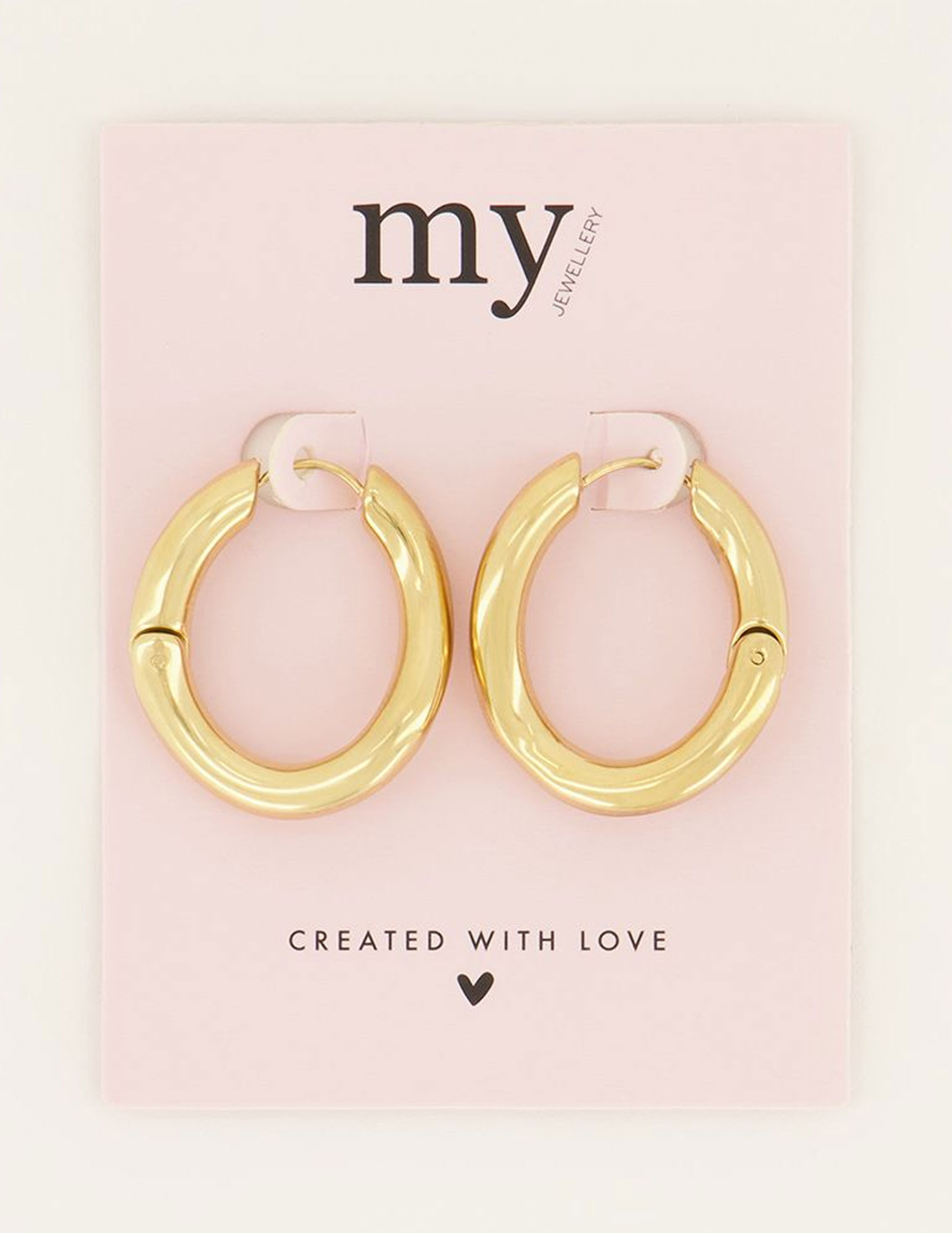 My Jewellery Oorringen Chuncky Chain MJ06892 Goud