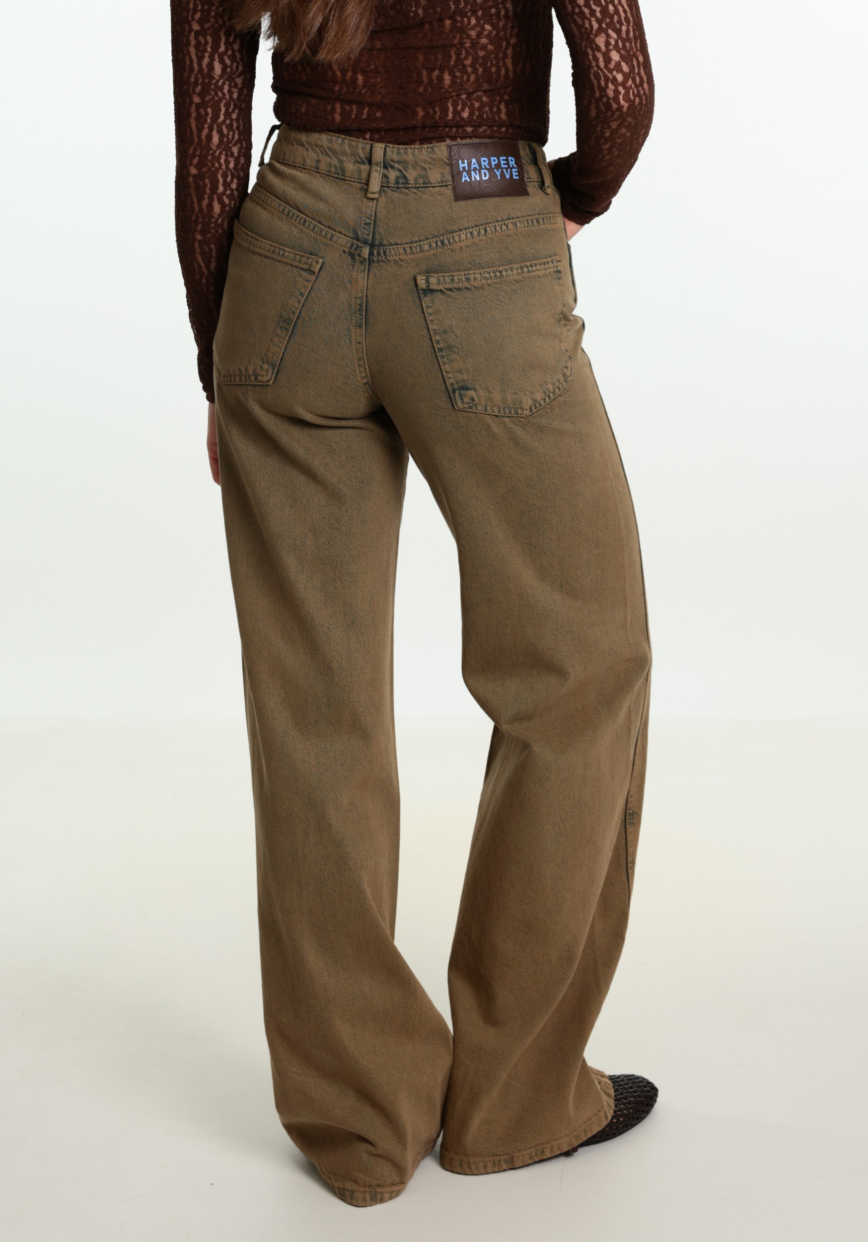 Harper & Yve Jeans Mayra AW6D105 Donker beige